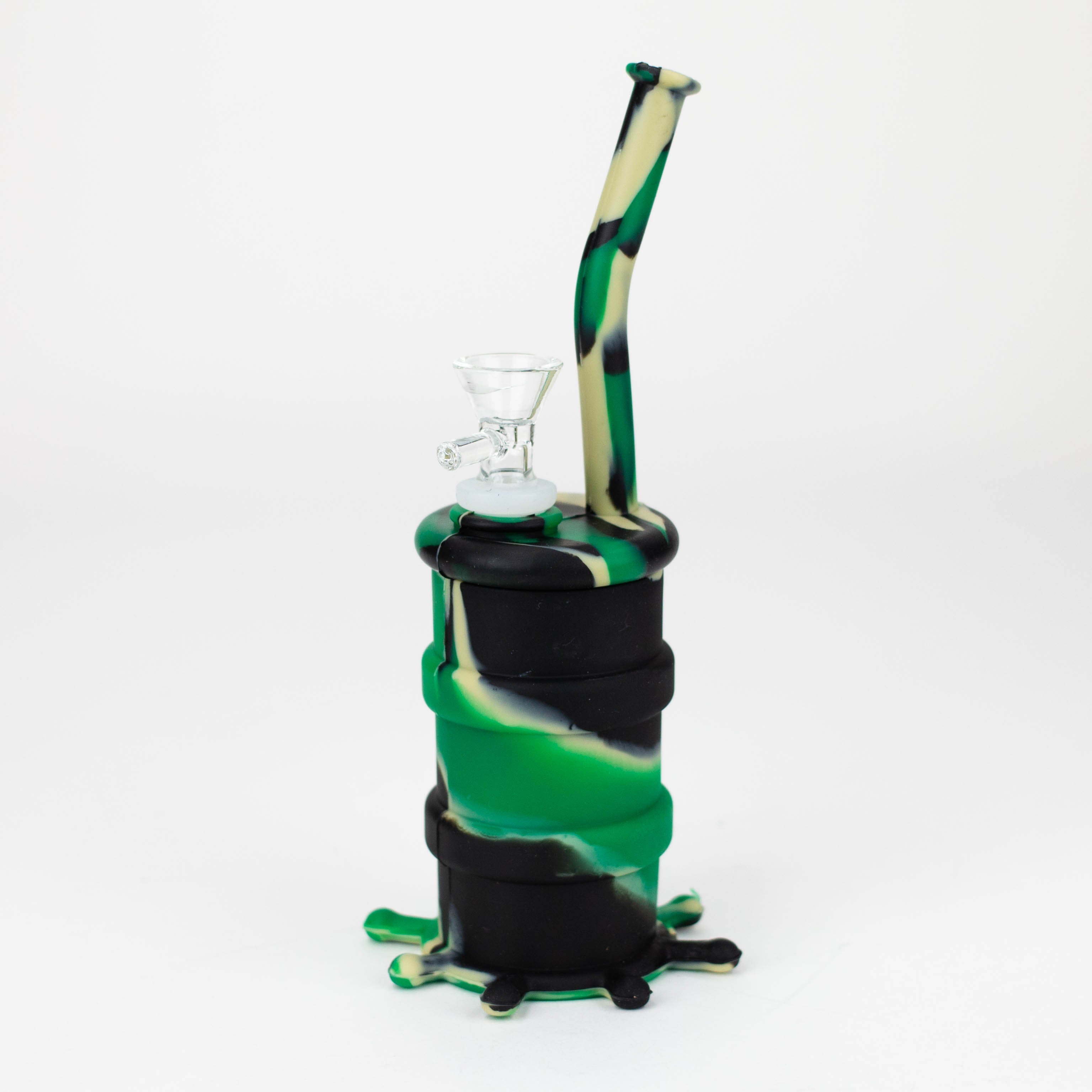 8" silicone detachable bubbler
