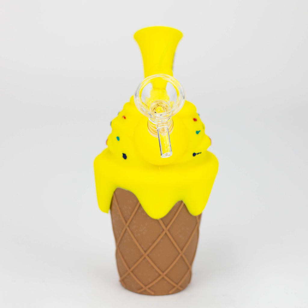 5.5" Silicone Ice Cream Water Pipe