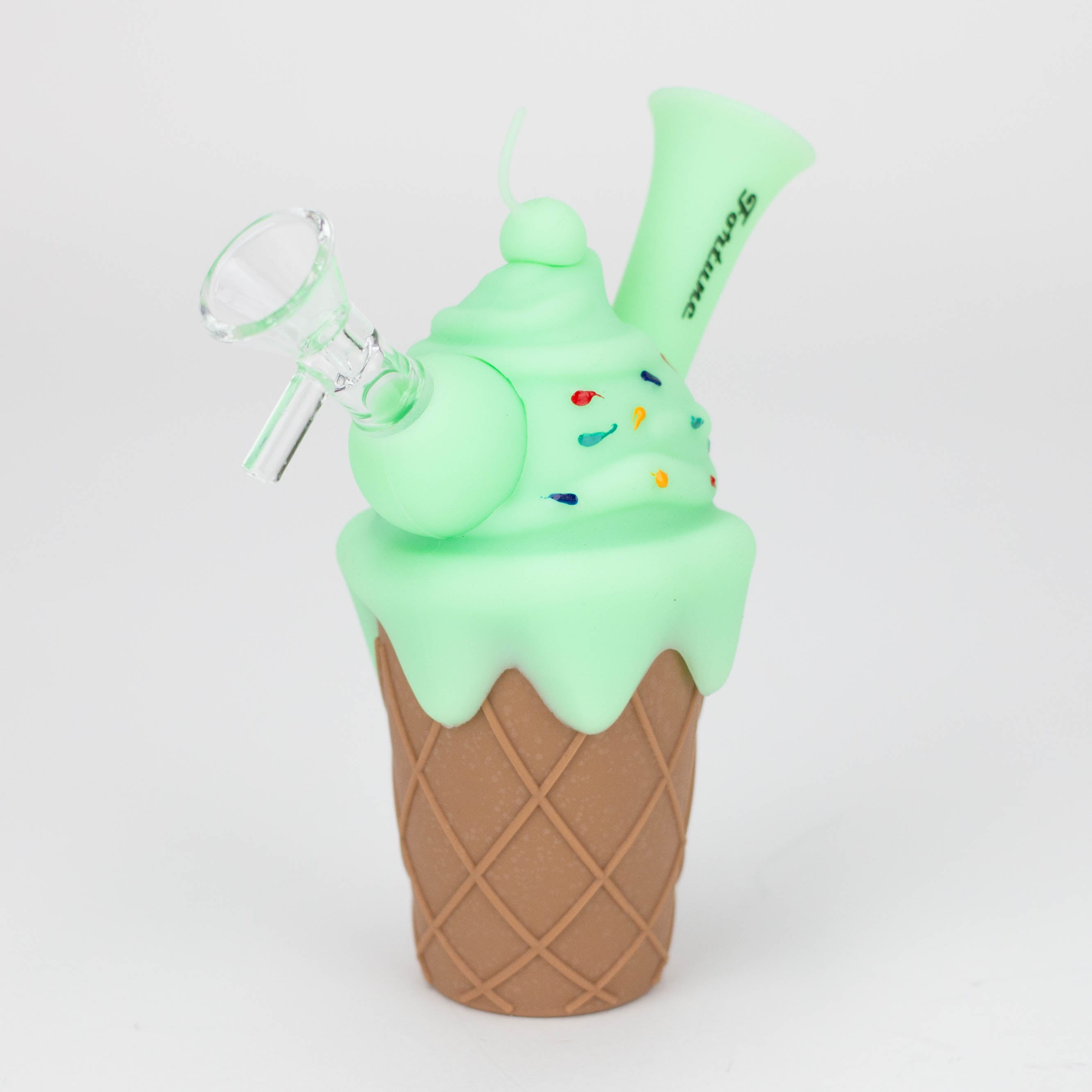 5.5" Silicone Ice Cream Water Pipe
