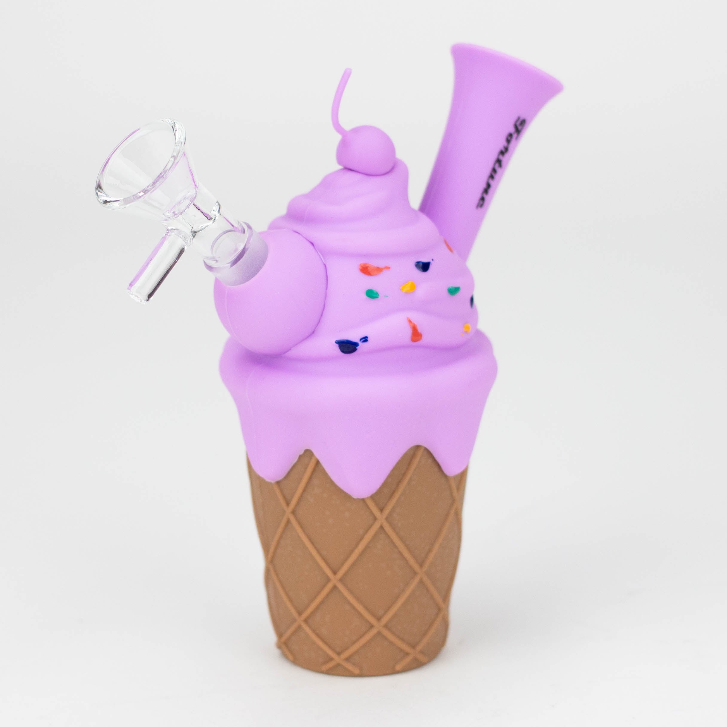 5.5" Silicone Ice Cream Water Pipe