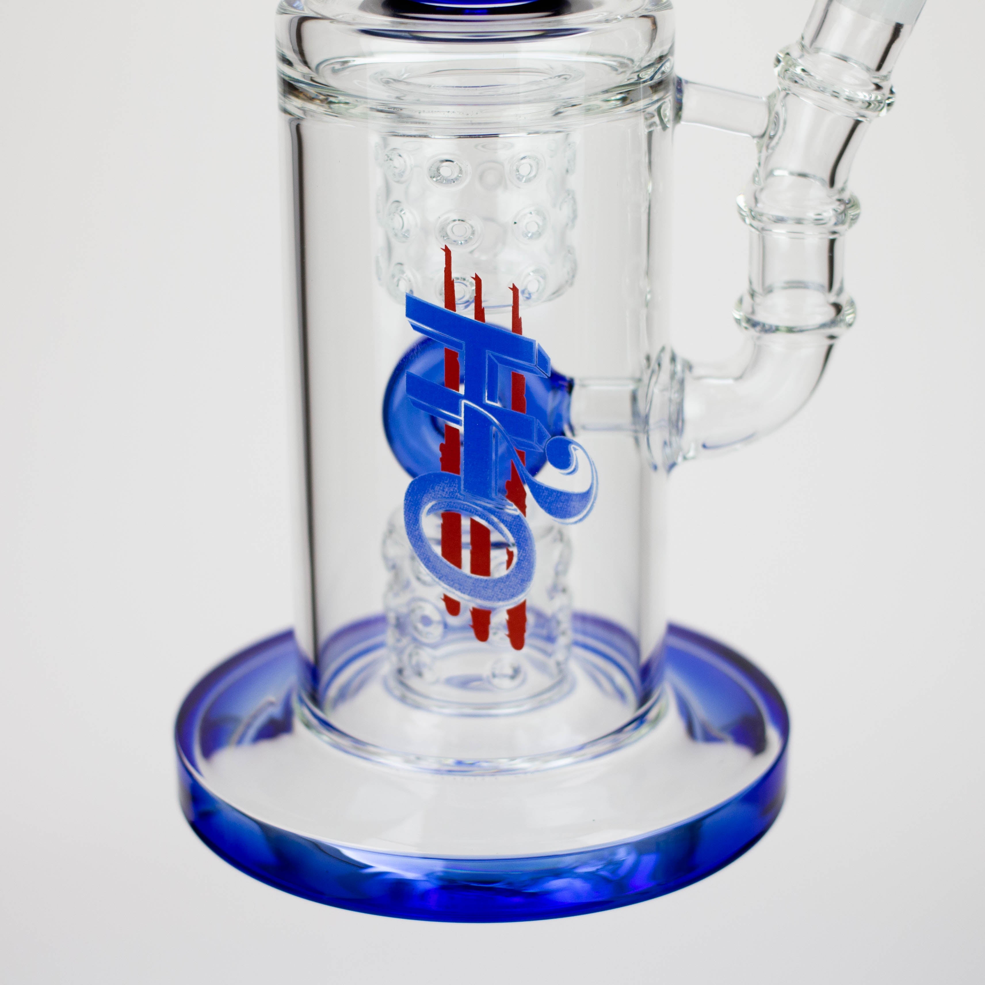 H2O | 15" Gold fumed sphere Glass water bong [H2O-5017]