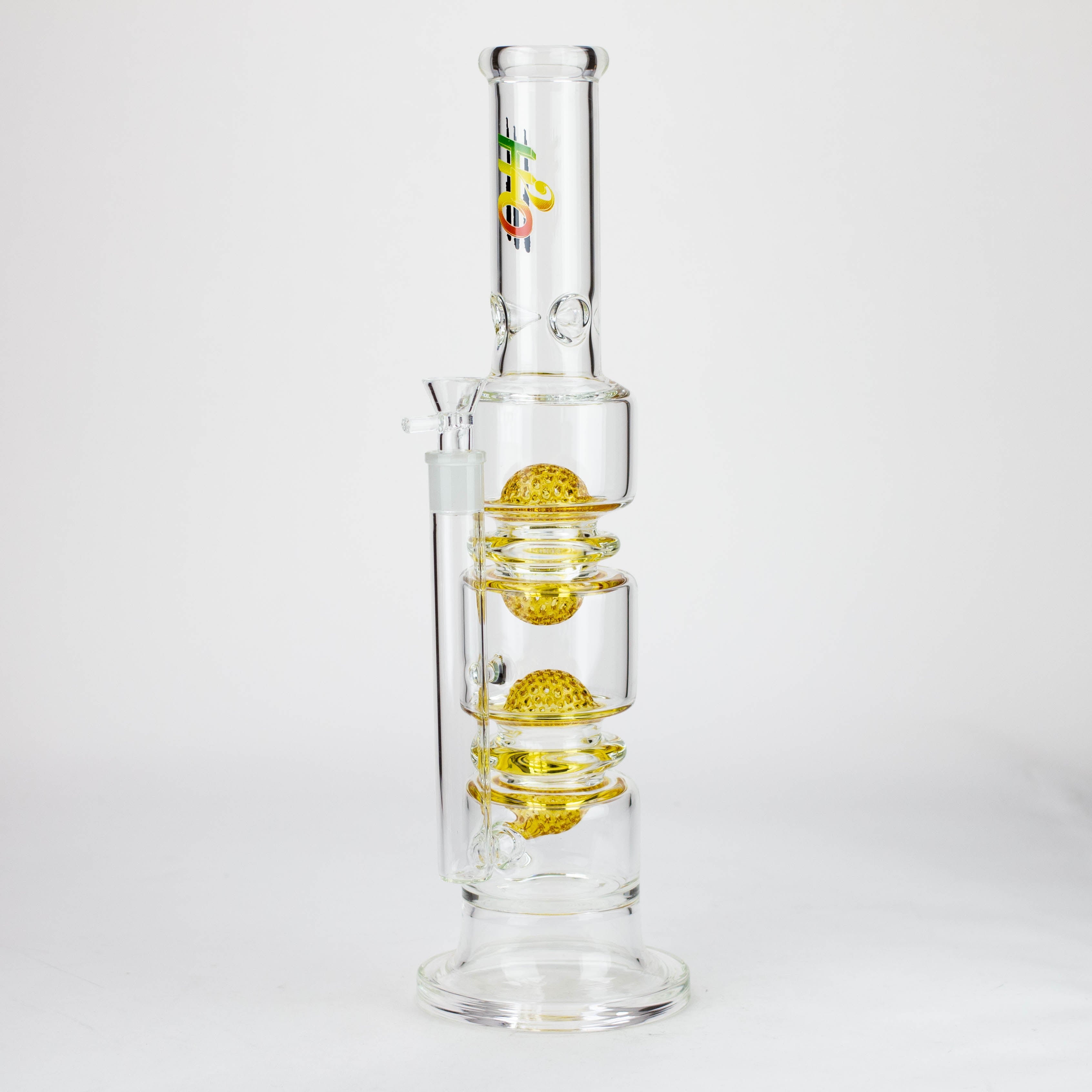 H2O | 17" Glass water bong [H2O-5016]