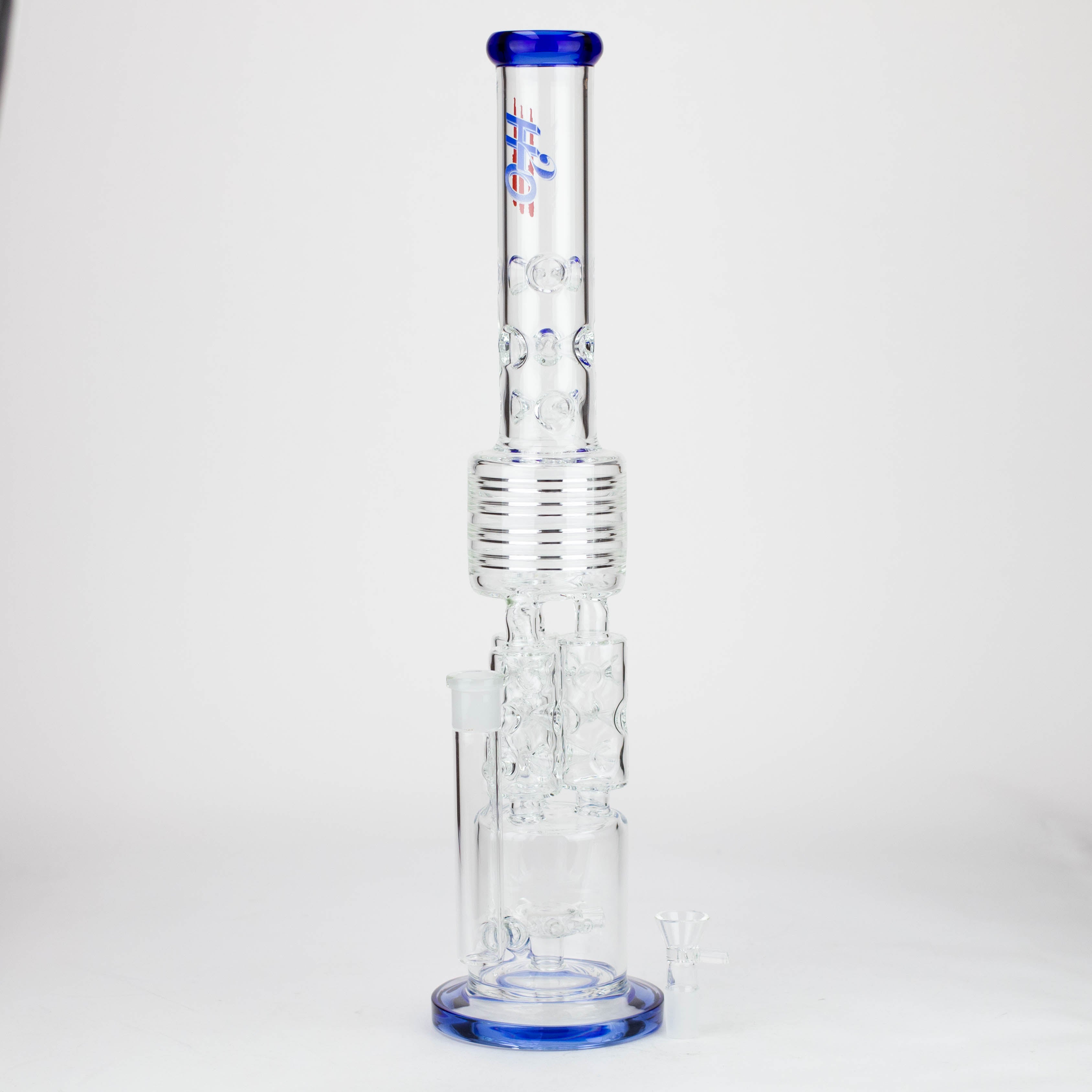 H2O | 21" glass water bong [H2O-5020]
