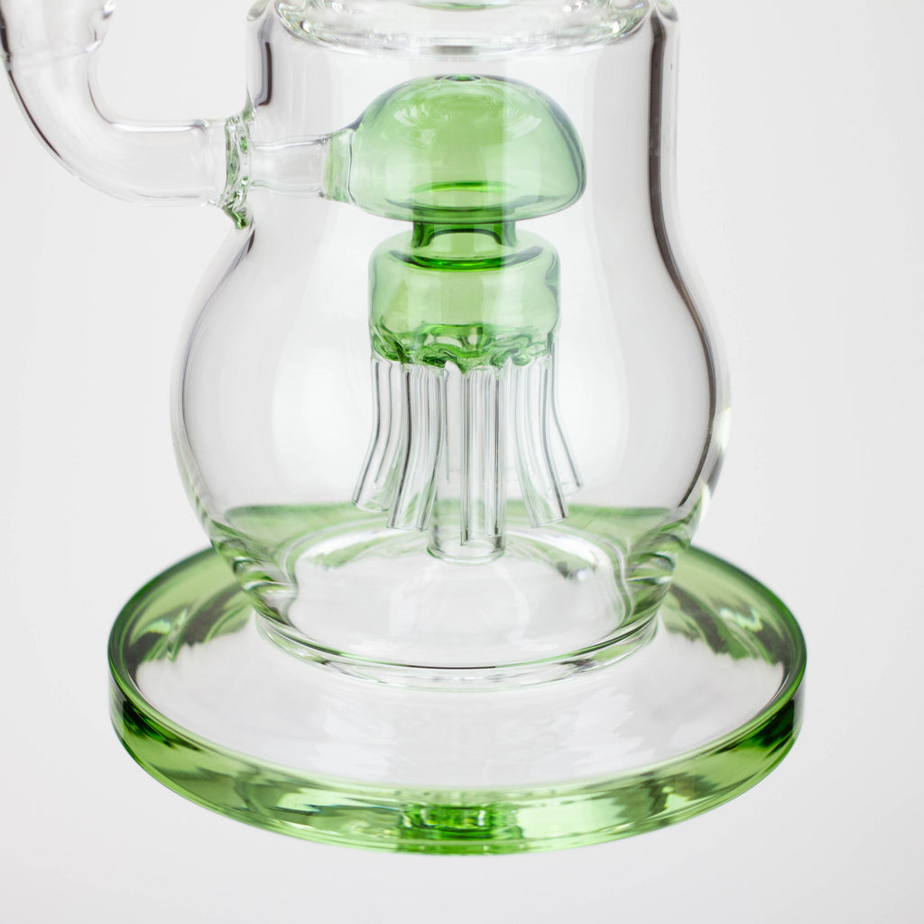 H2O | 21" Percolator glass water bong [H2O-5018]