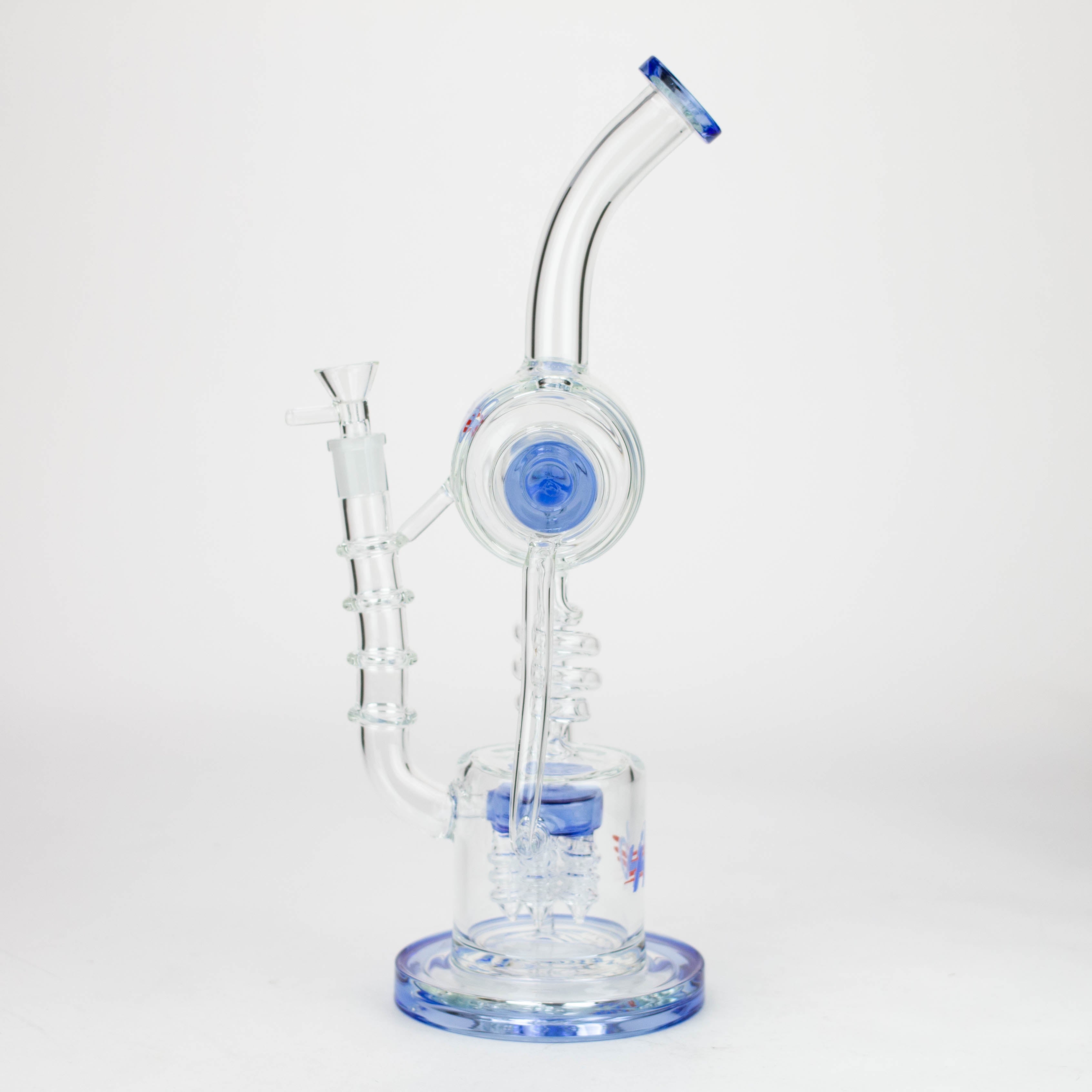 H2O | 14" glass water bong [H2O-5022]