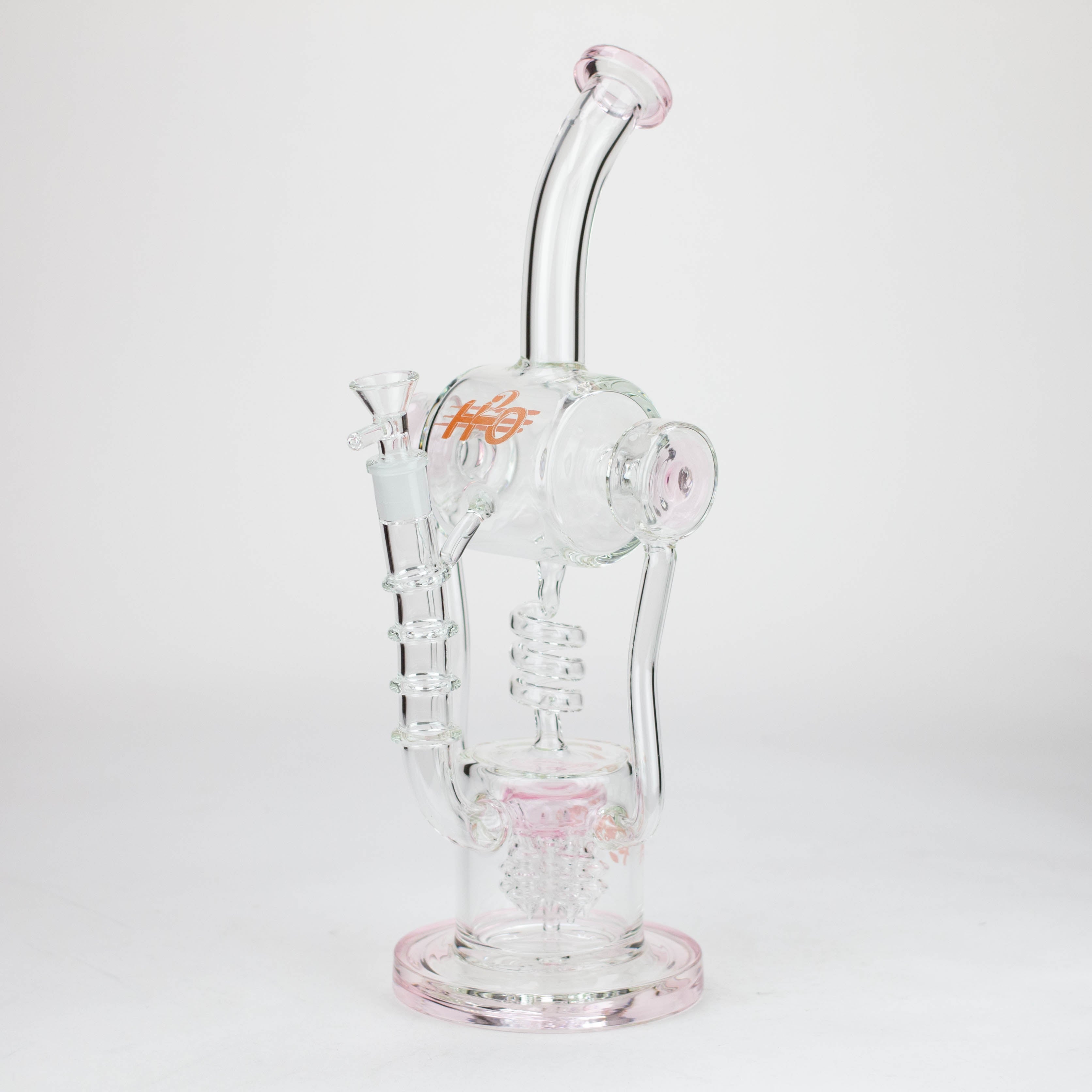 H2O | 14" glass water bong [H2O-5022]