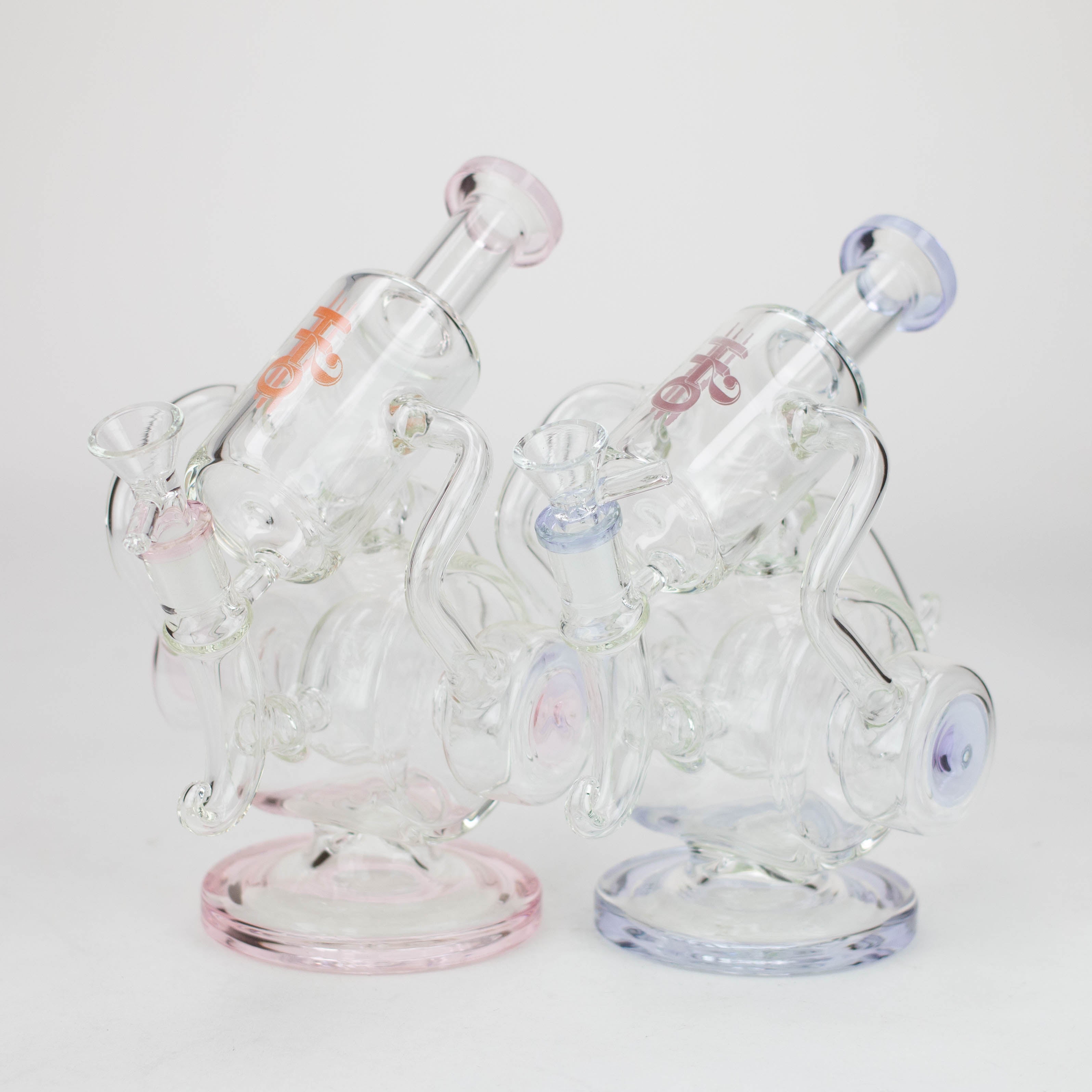 H2O | 10" glass water bong [H2O-5025]