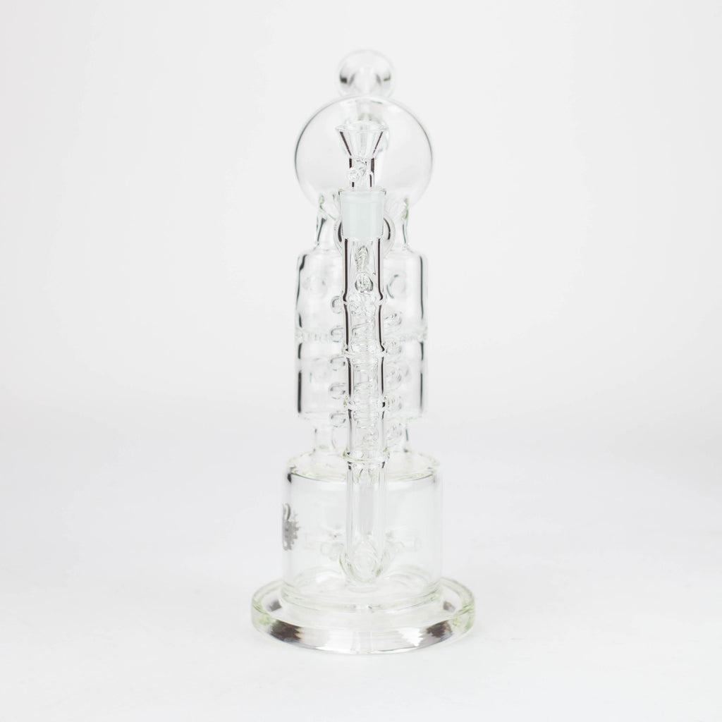 H2O | 12" Coil Glass water recycle bong [H2O-5027]