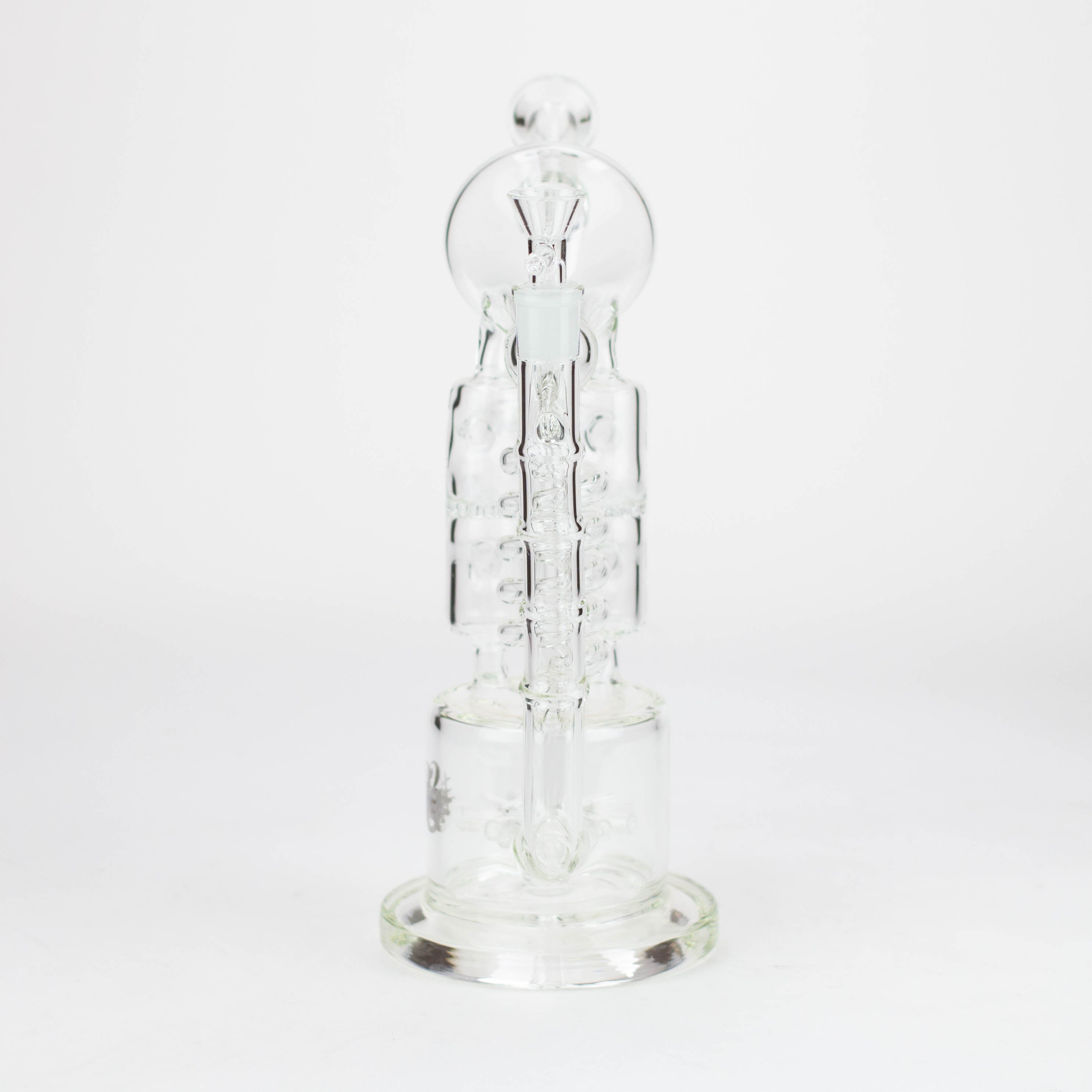 H2O | 12" Coil Glass water recycle bong [H2O-5027]