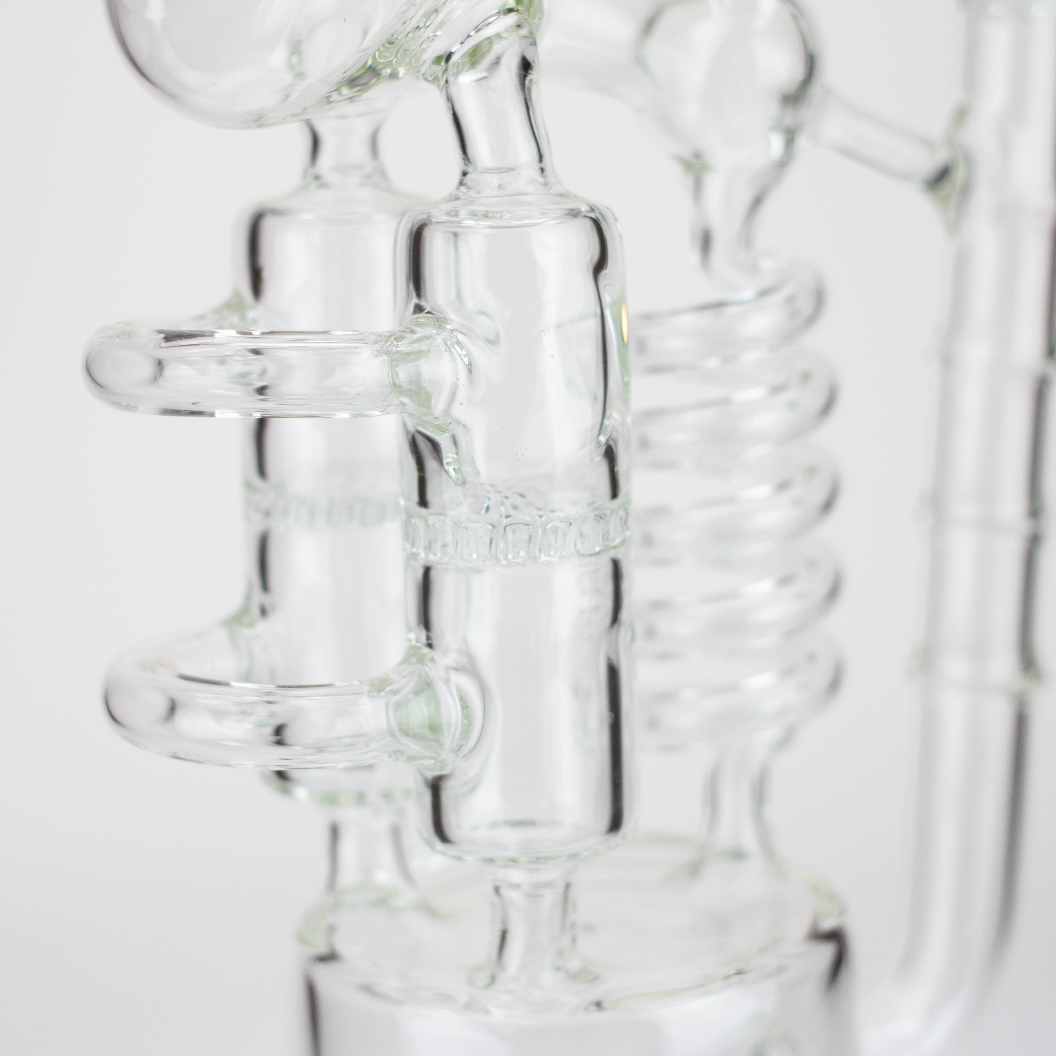 H2O | 12" Coil Glass water recycle bong [H2O-5027]