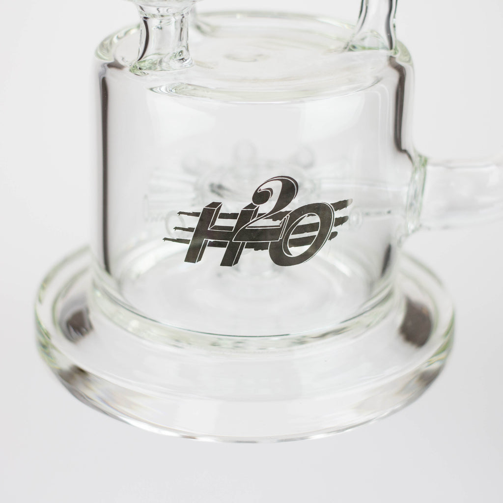 H2O | 12" Coil Glass water recycle bong [H2O-5027]