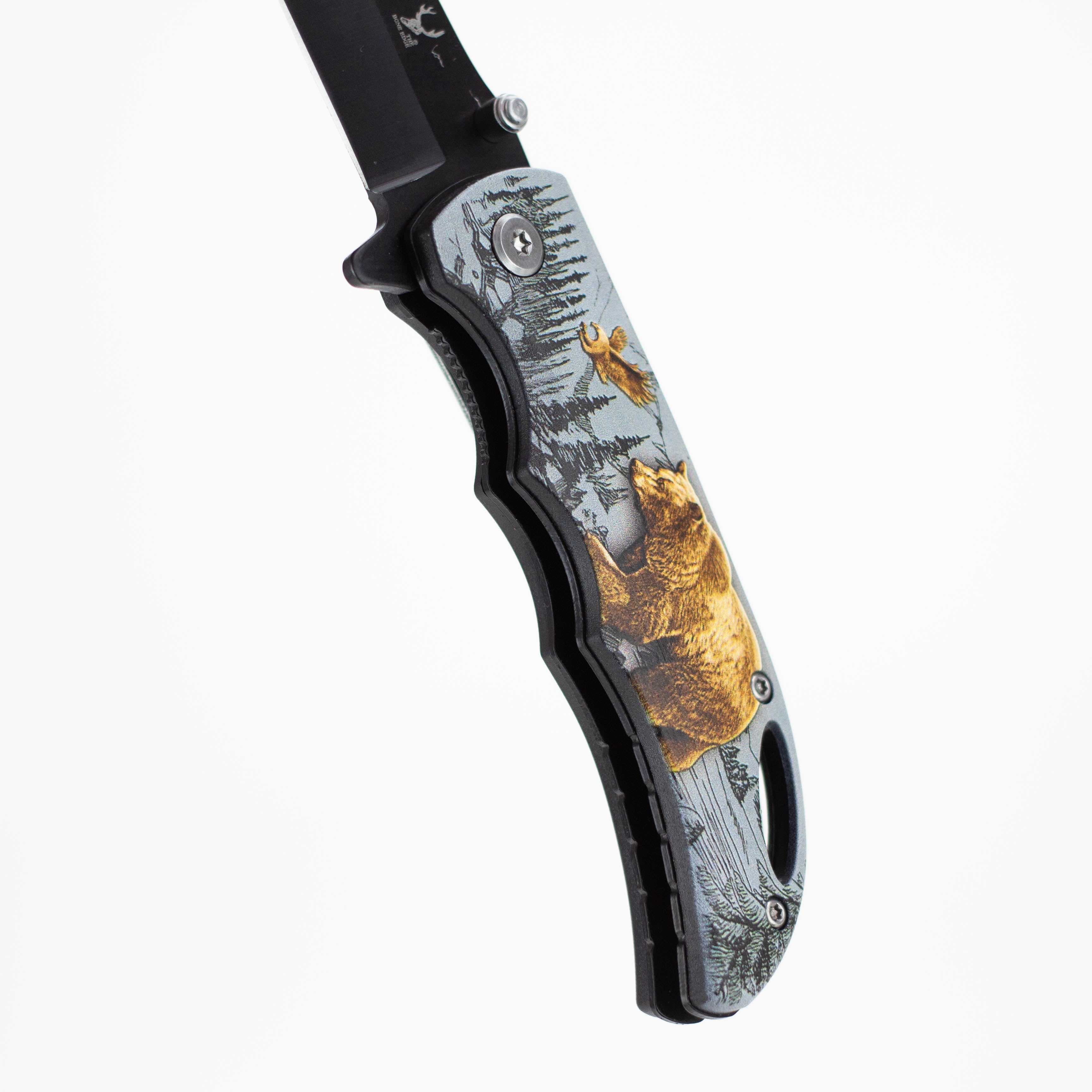 TheBoneEdge 7" Stainless Steel Folding Knife [Animal]