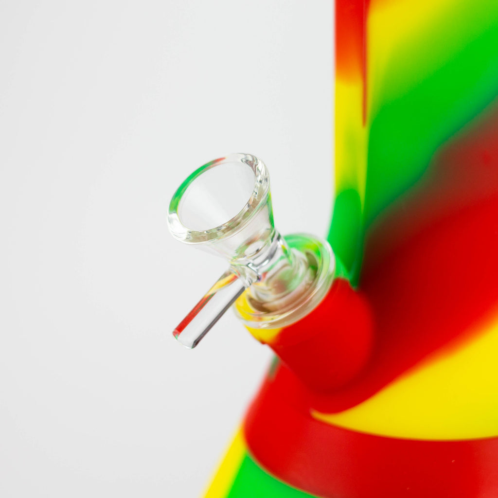 12" Multi-color silicone detachable water bong-Assorted