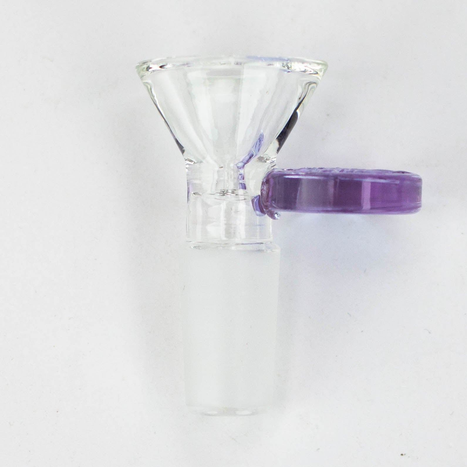 Leaf stamped bowl for 14 mm female Joint