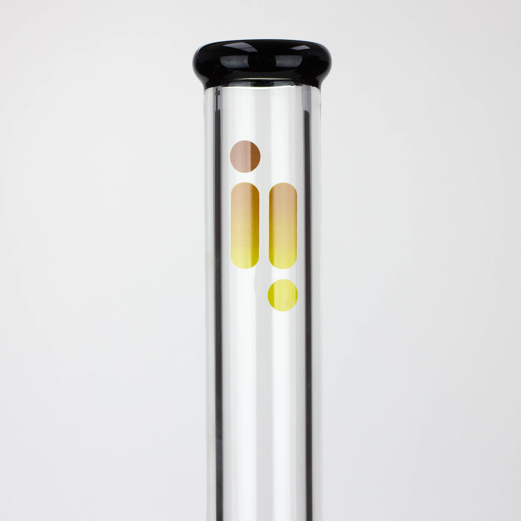 Infyniti | 24" Dual tree 7mm beaker glass water bong