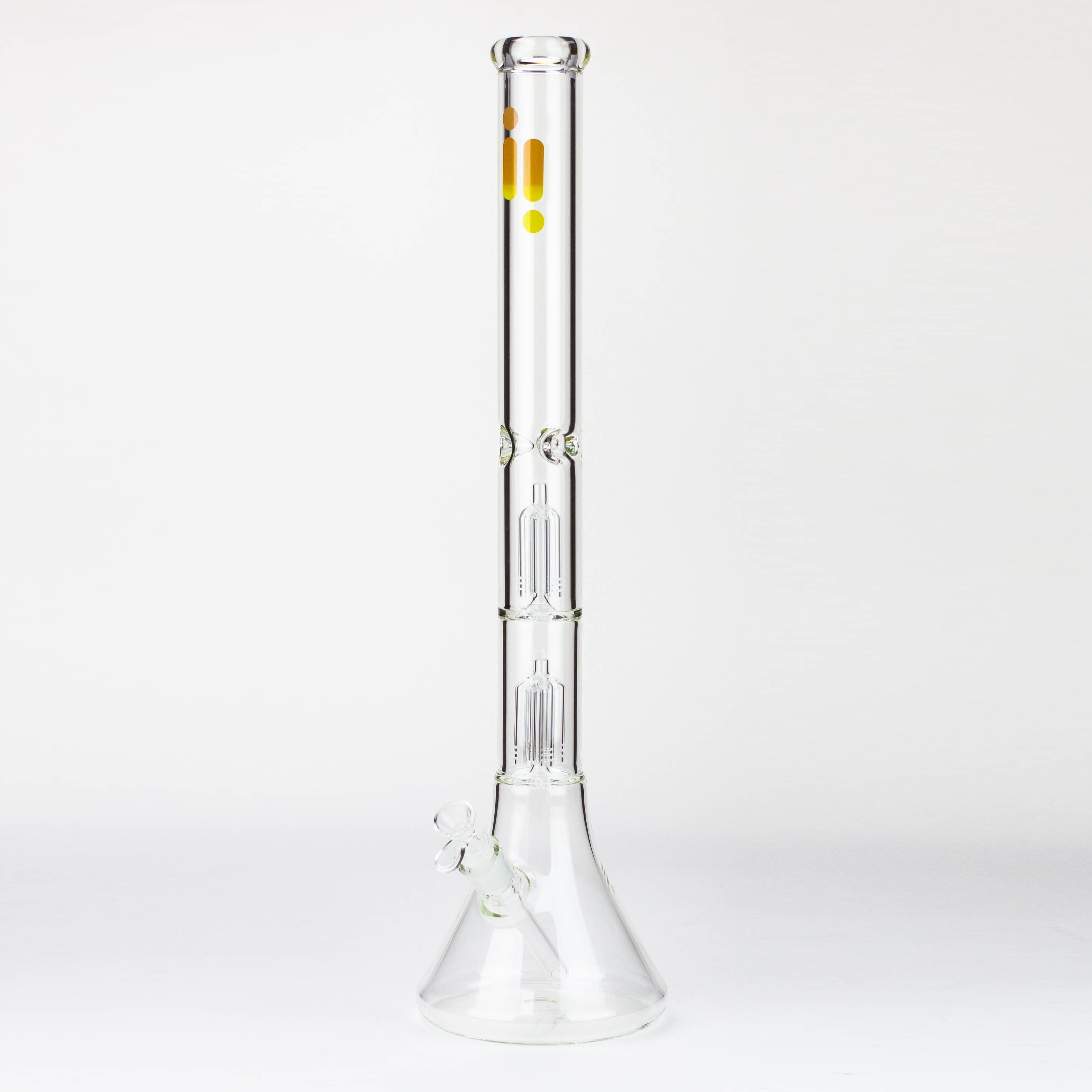 Infyniti | 24" Dual tree 7mm beaker glass water bong