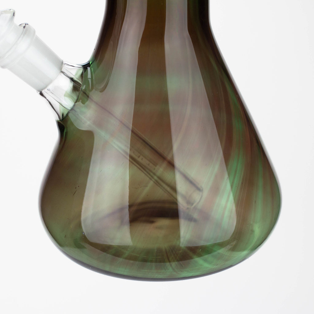 Infyniti |12' Green tube glass water bong