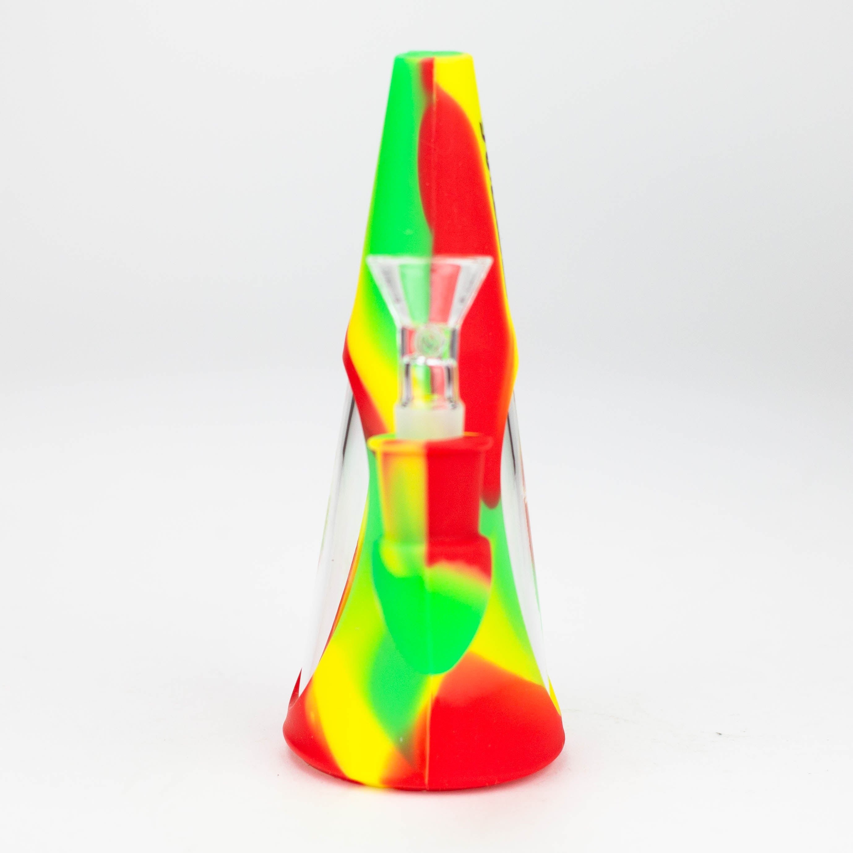 Fortune | 6.5" Multi-color Cone silicone water bong-Assorted [SP1049]