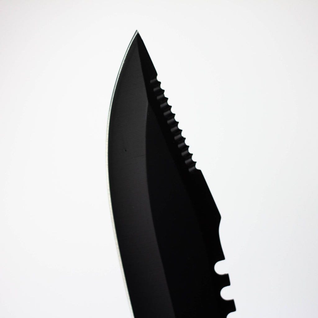 ALPHASTEEL | 11.5″ Tactical Hunting Knife with throwing Knife [1248A]