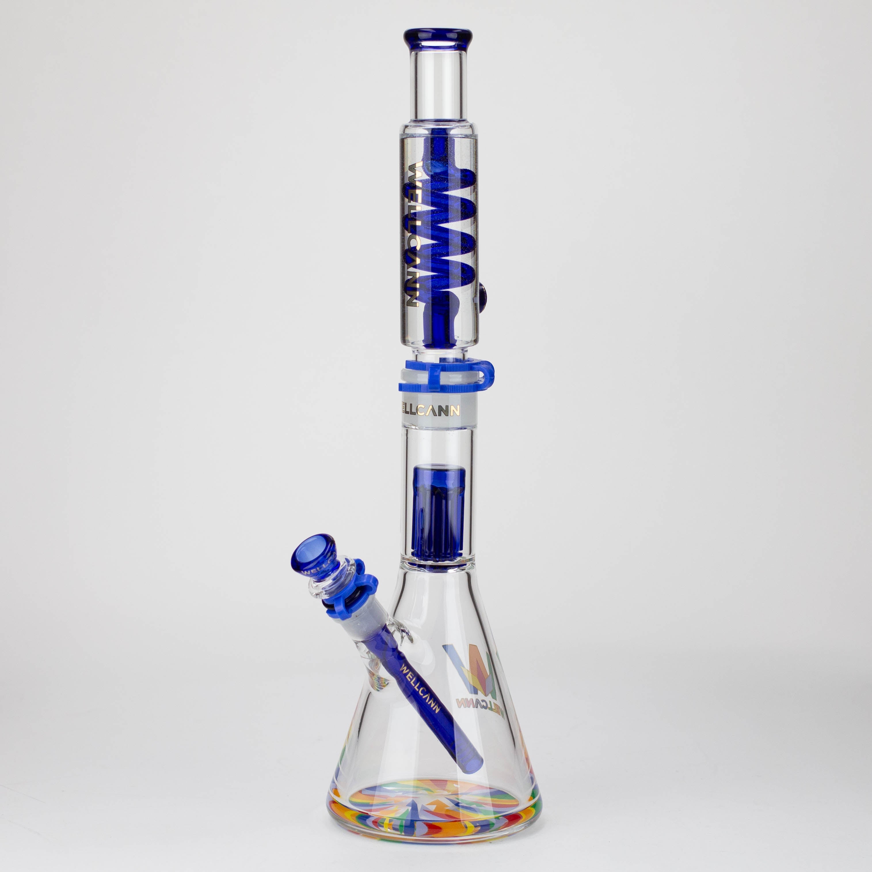 WELLCANN | 18" Glycerine Detachable Glass Bong [560]