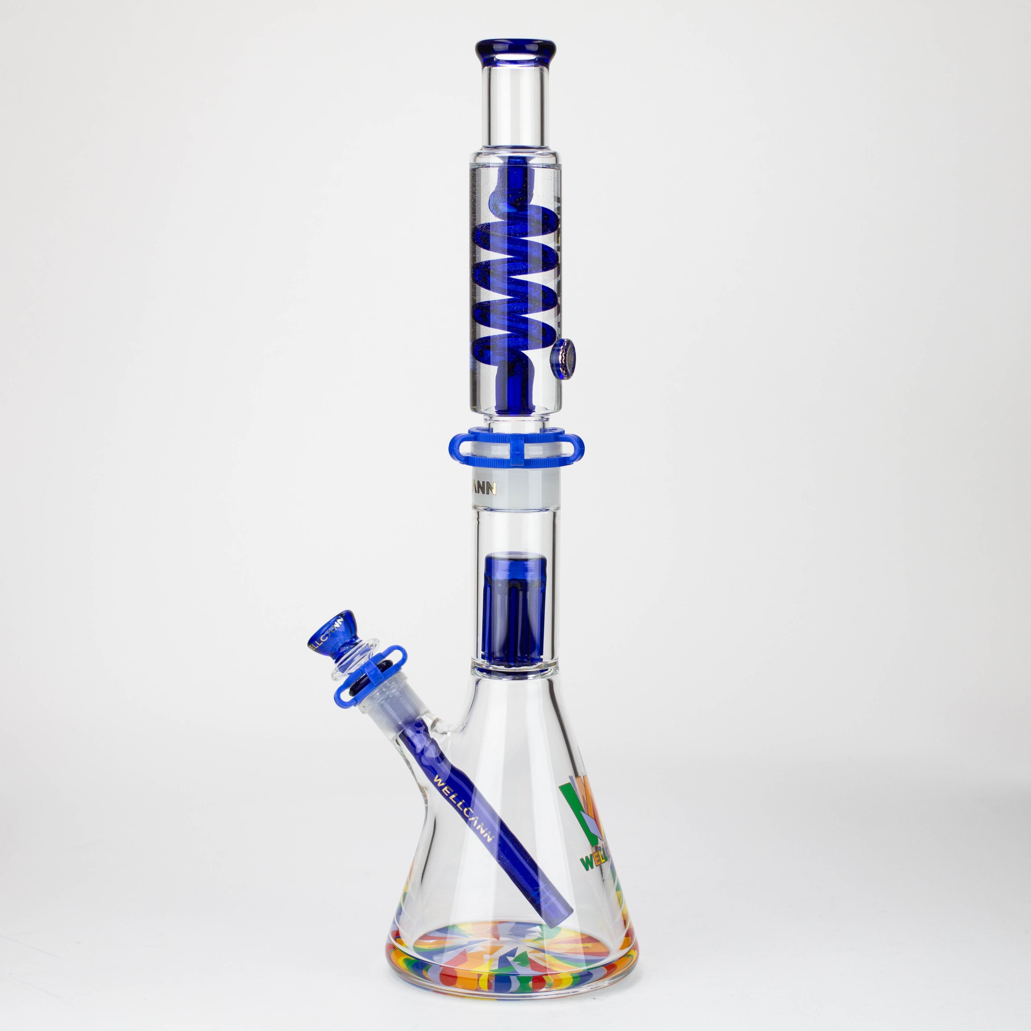 WELLCANN | 18" Glycerine Detachable Glass Bong [560]