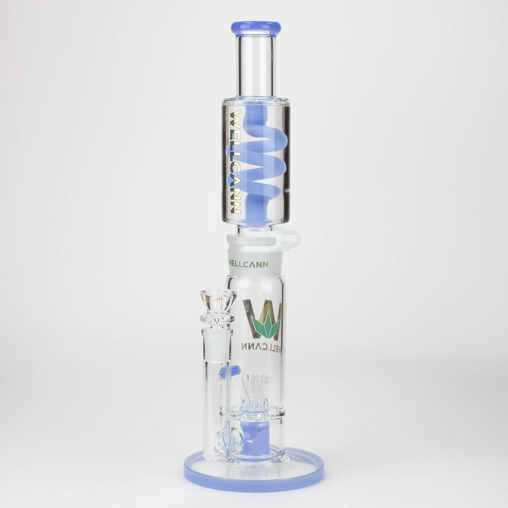 WELLCANN | 14.5" Glycerine Detachable Glass Bong [606]