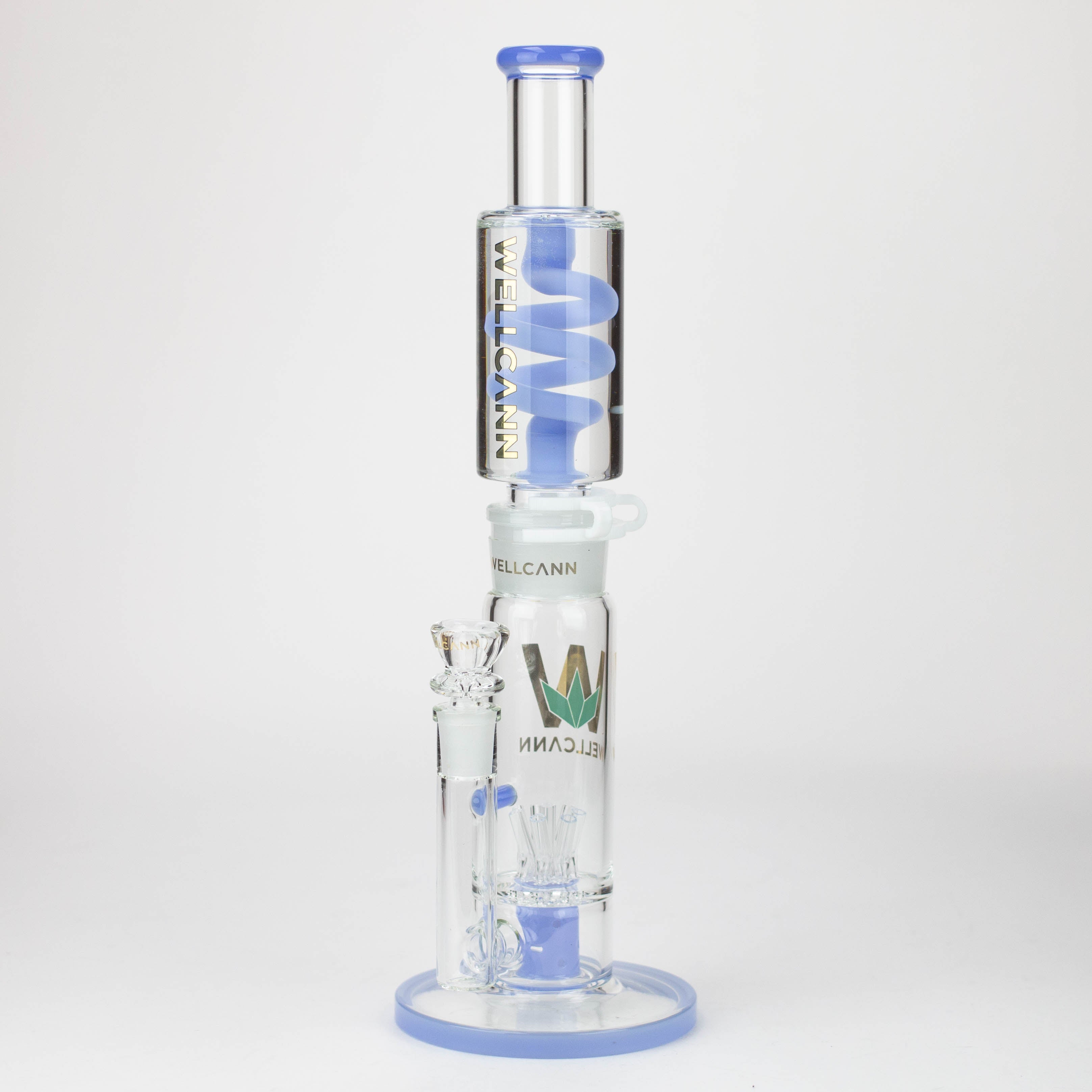 WELLCANN | 14.5" Glycerine Detachable Glass Bong [606]