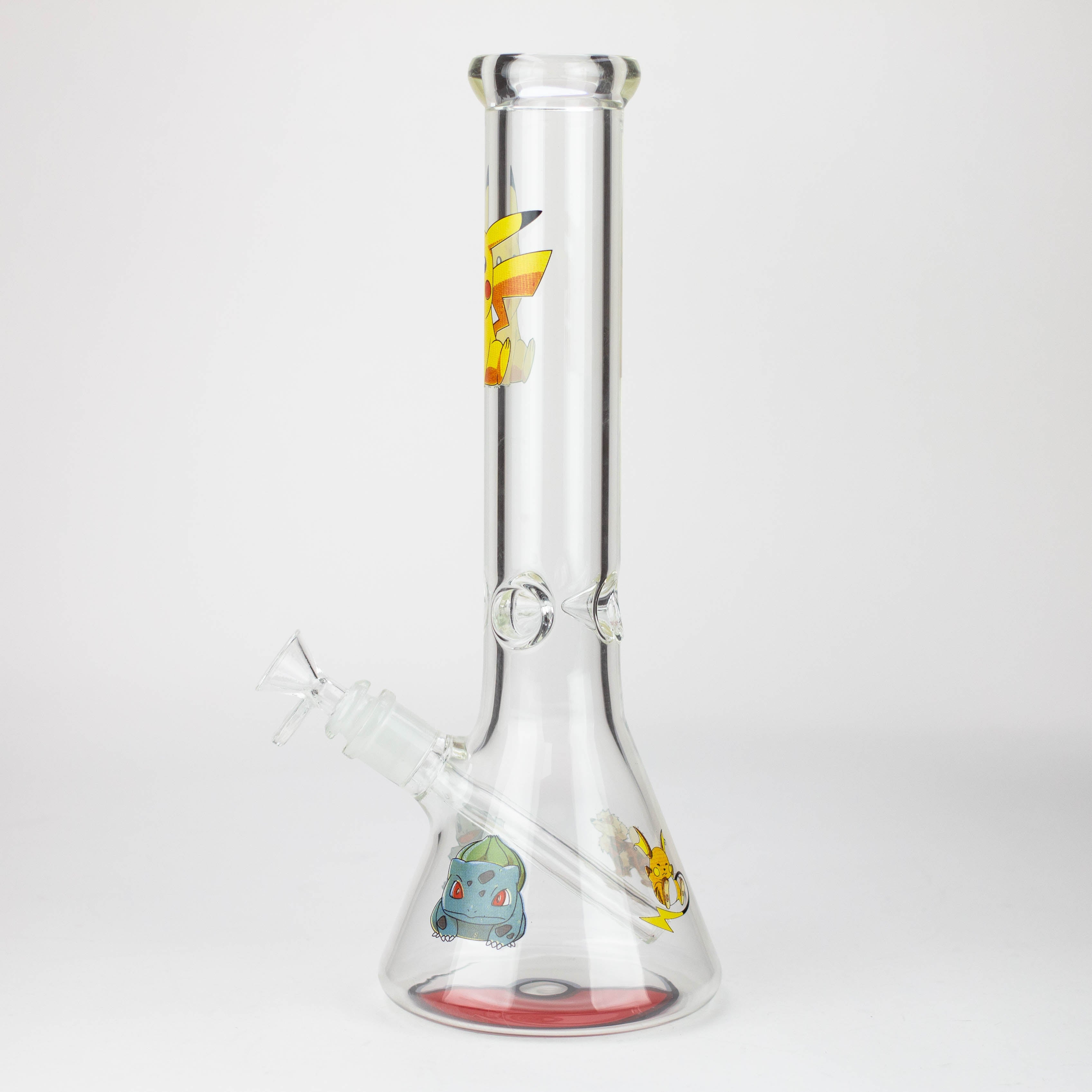 13.5" Cartoon 7 mm glass water beaker bong-Graphic PM v2