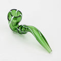 Sherlock shape color glass hand pipe pack of 2