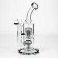 10" Glass Bubbler with dual 8 arms perc [G31014]