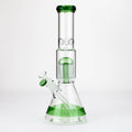 14" Single 8 arms perc, glass water bong [G01037]