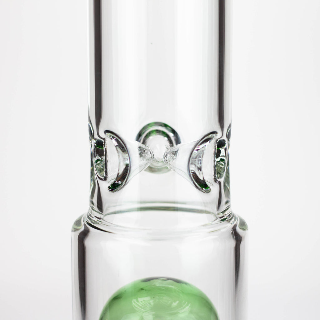 14" Single 8 arms perc, glass water bong [G01037]