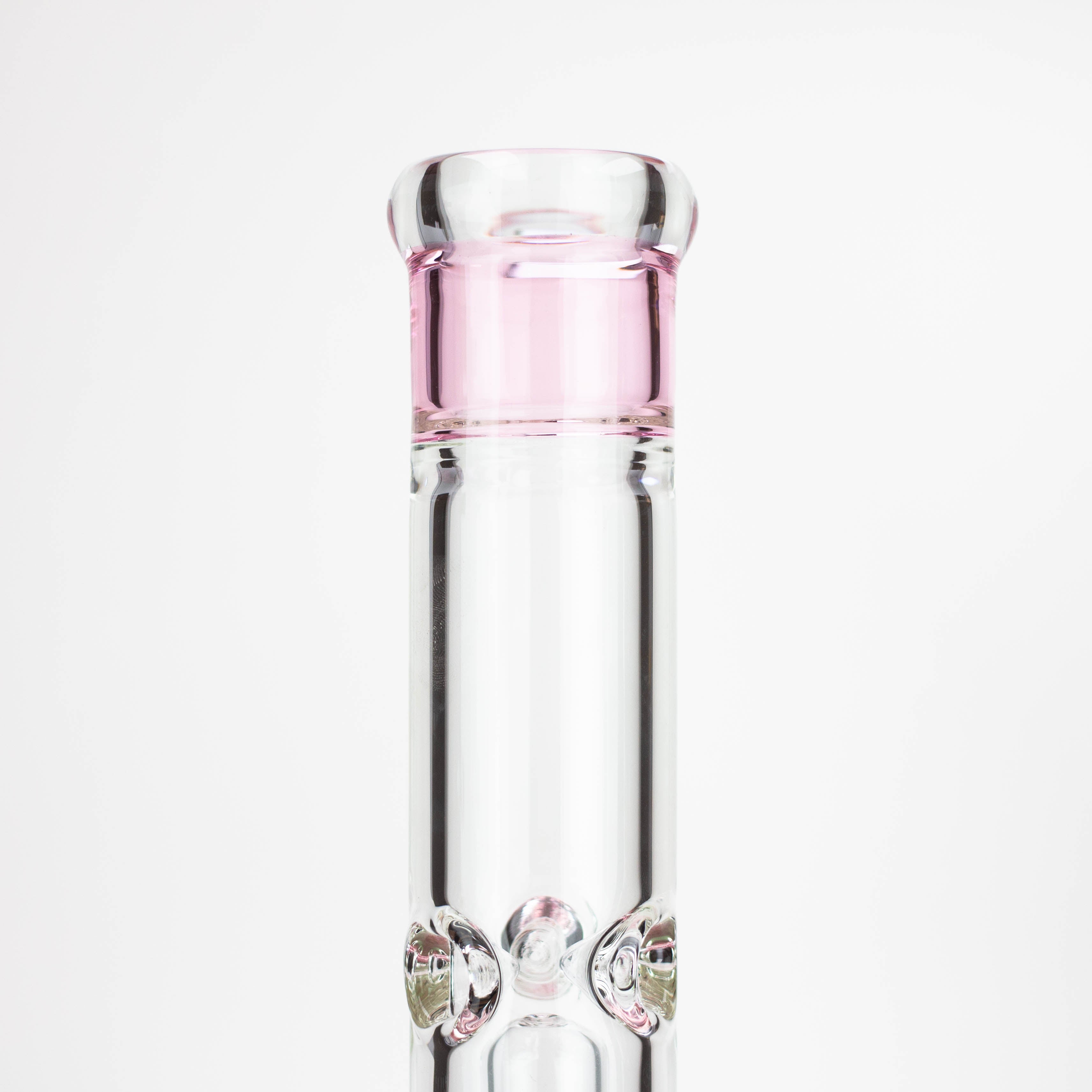 18" Single 8 arms perc, with splash guard 7mm glass water bong [G11122]