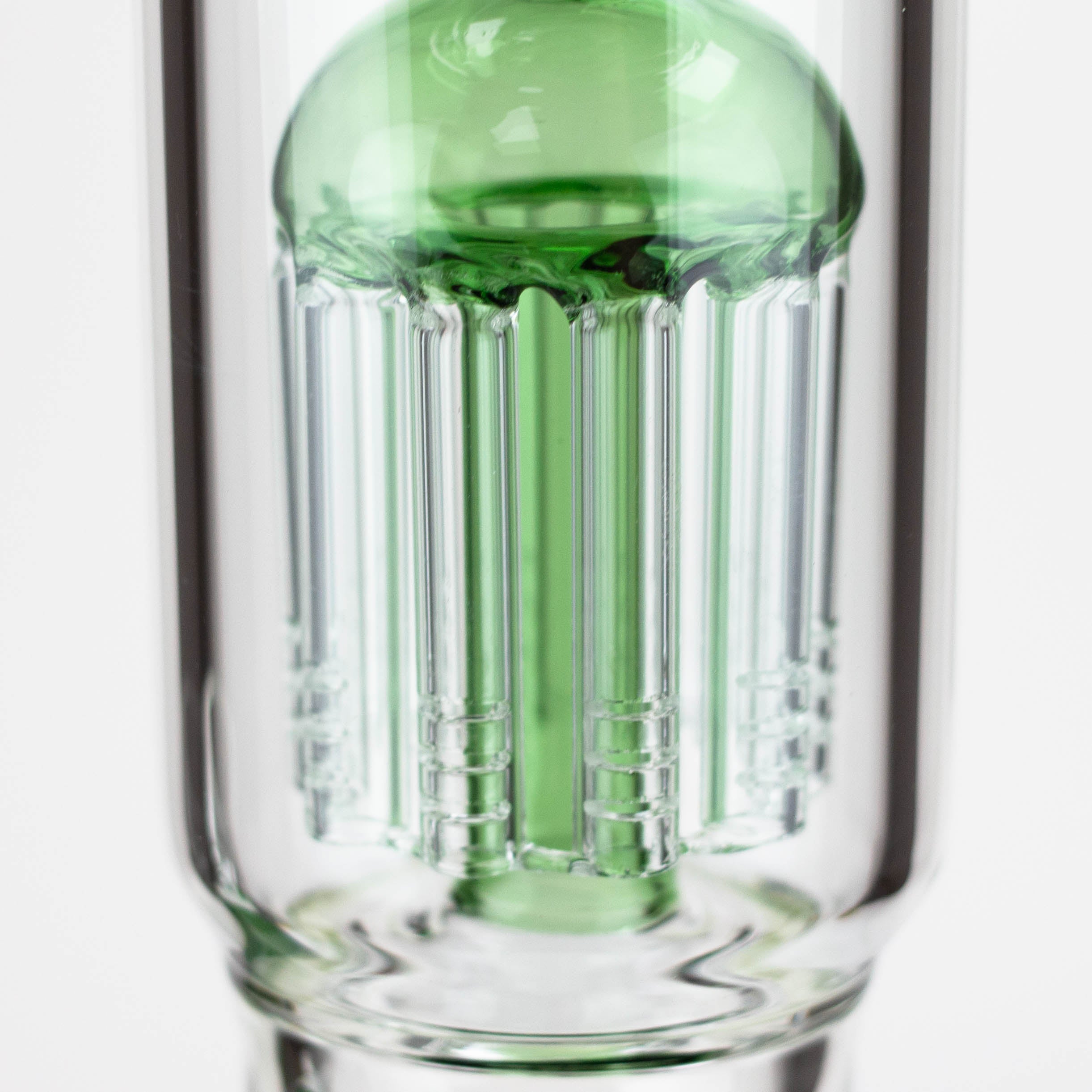 24.5" Dual 8 arms perc, with splash guard 7mm glass water bong [G11124]