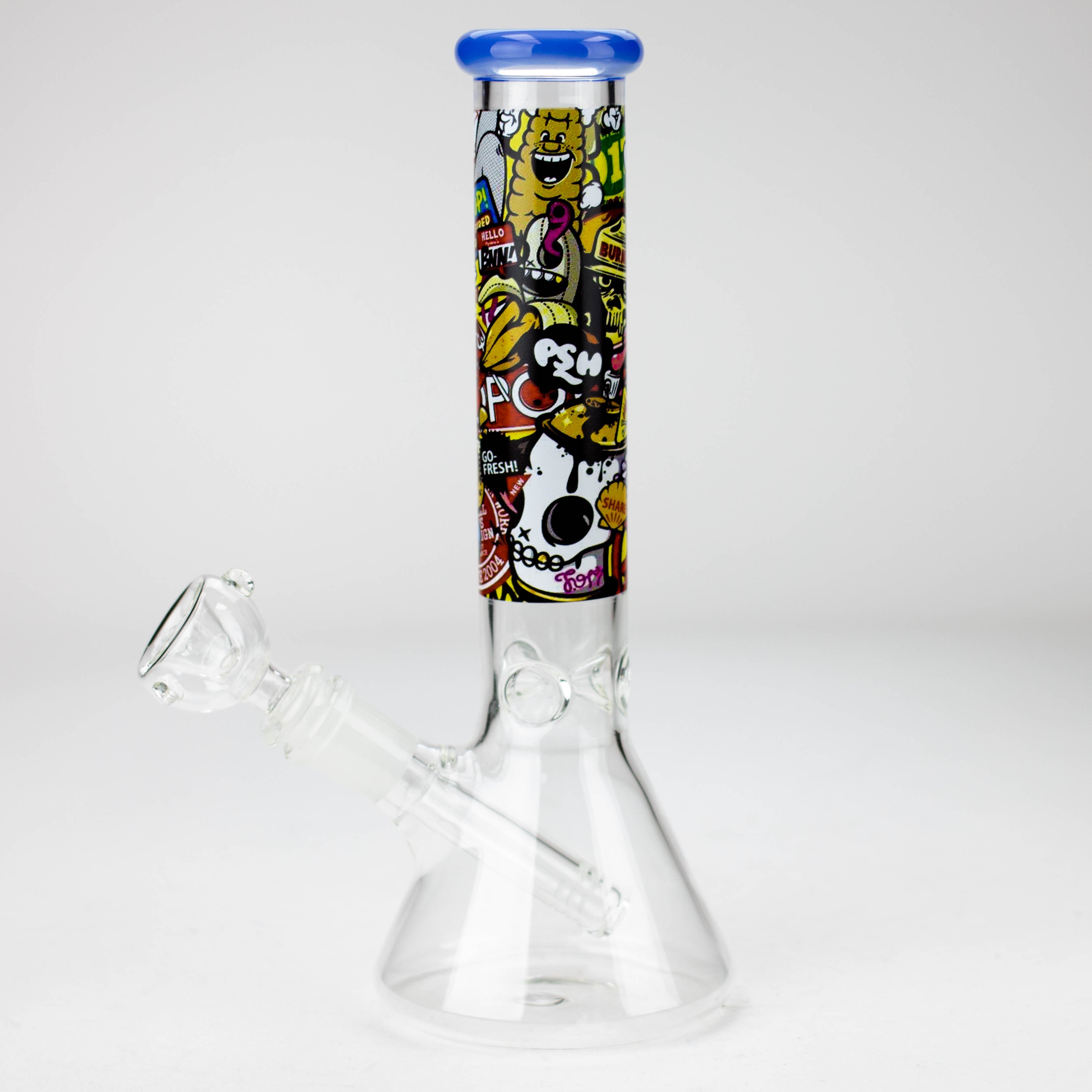 9.8" Cartoon glass water bong [C4114-93]
