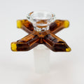 X-shape design Glass Bowl [JC-12542]