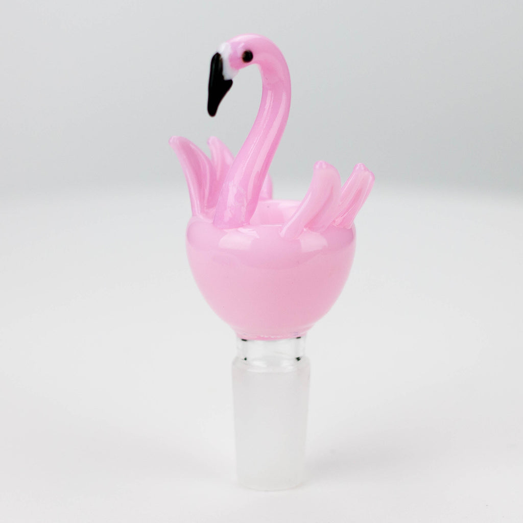Pink Flamingo Glass Bowl [LM16]
