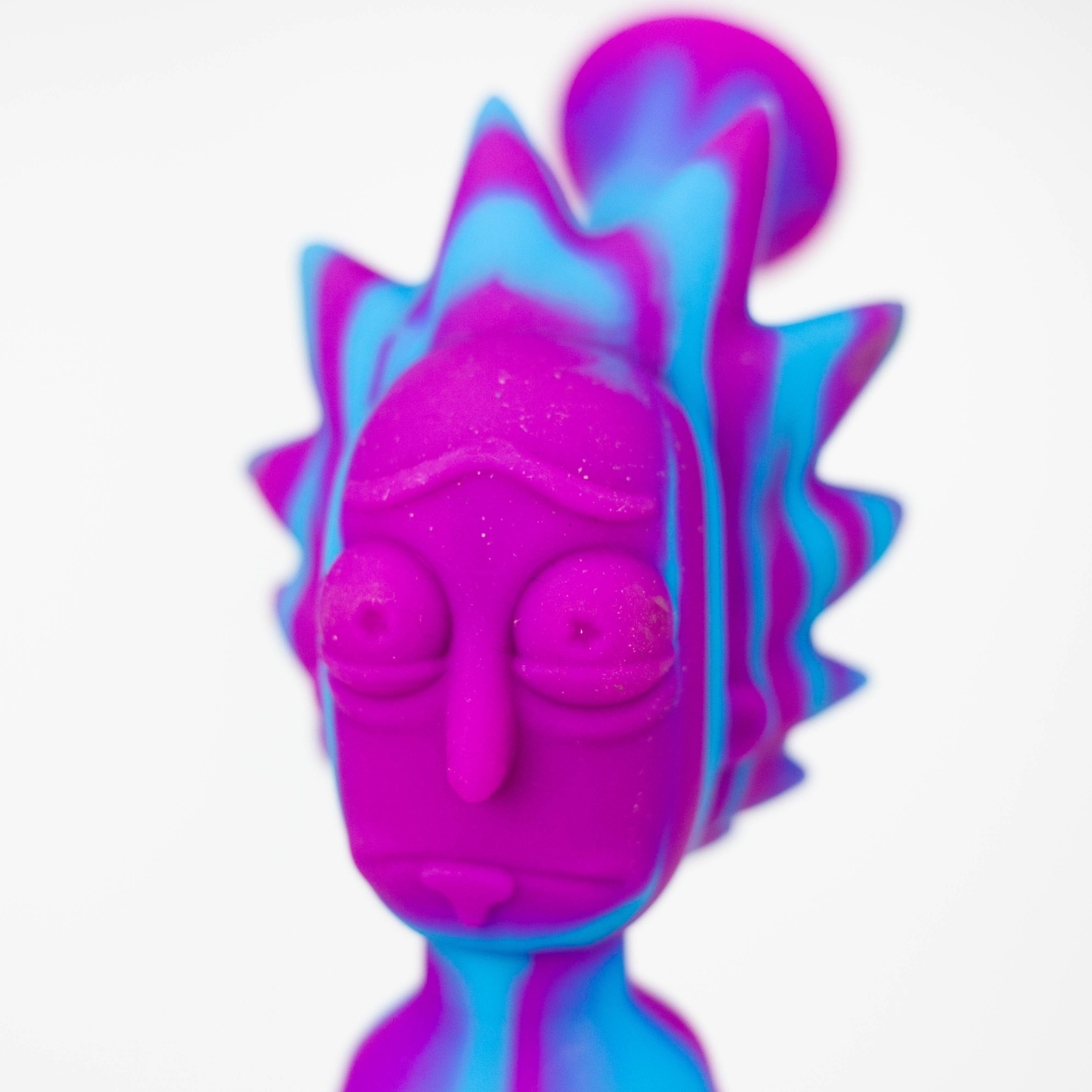 7" RM Cartoon multi colored silicone water bong [H119]