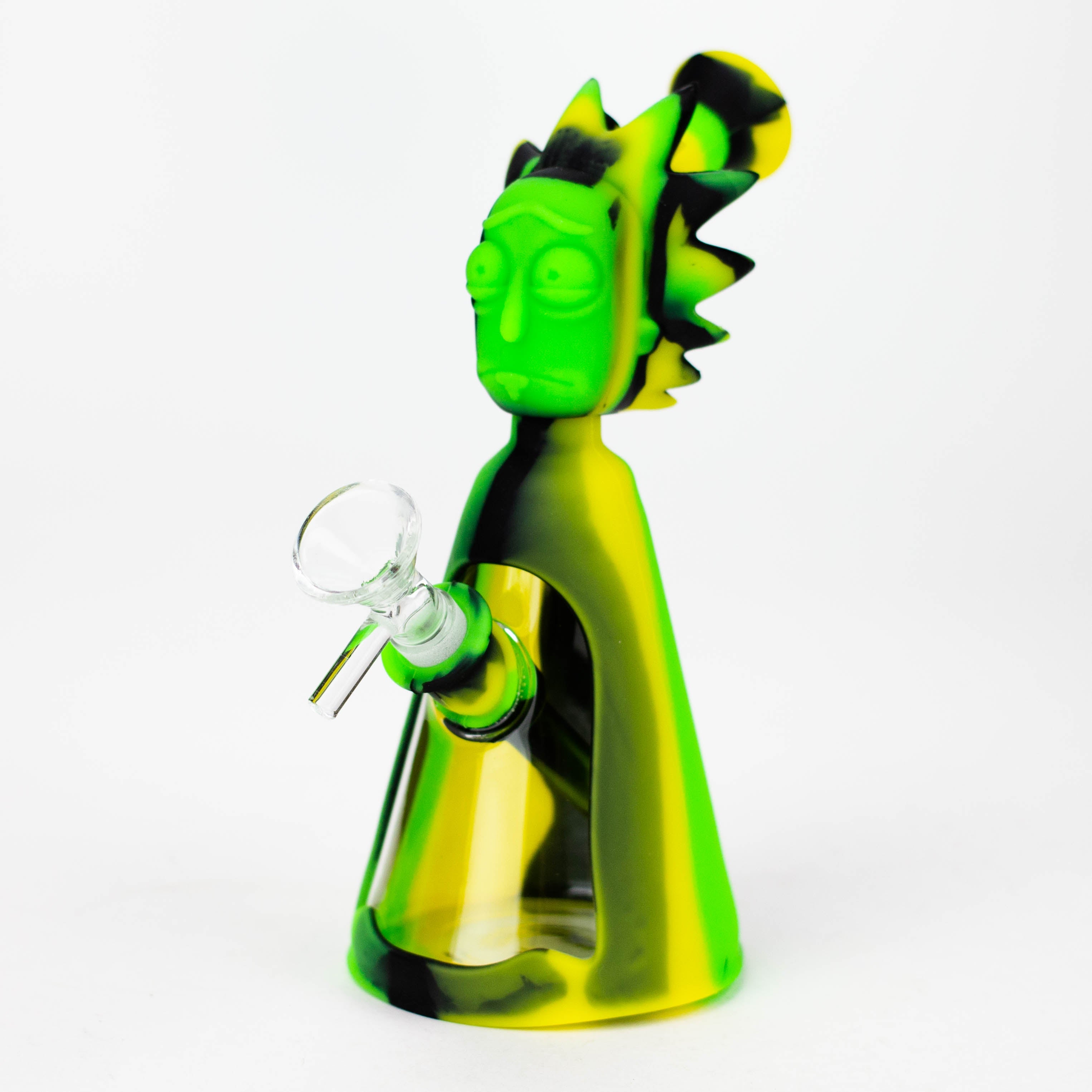 7" RM Cartoon multi colored silicone water bong [H119]