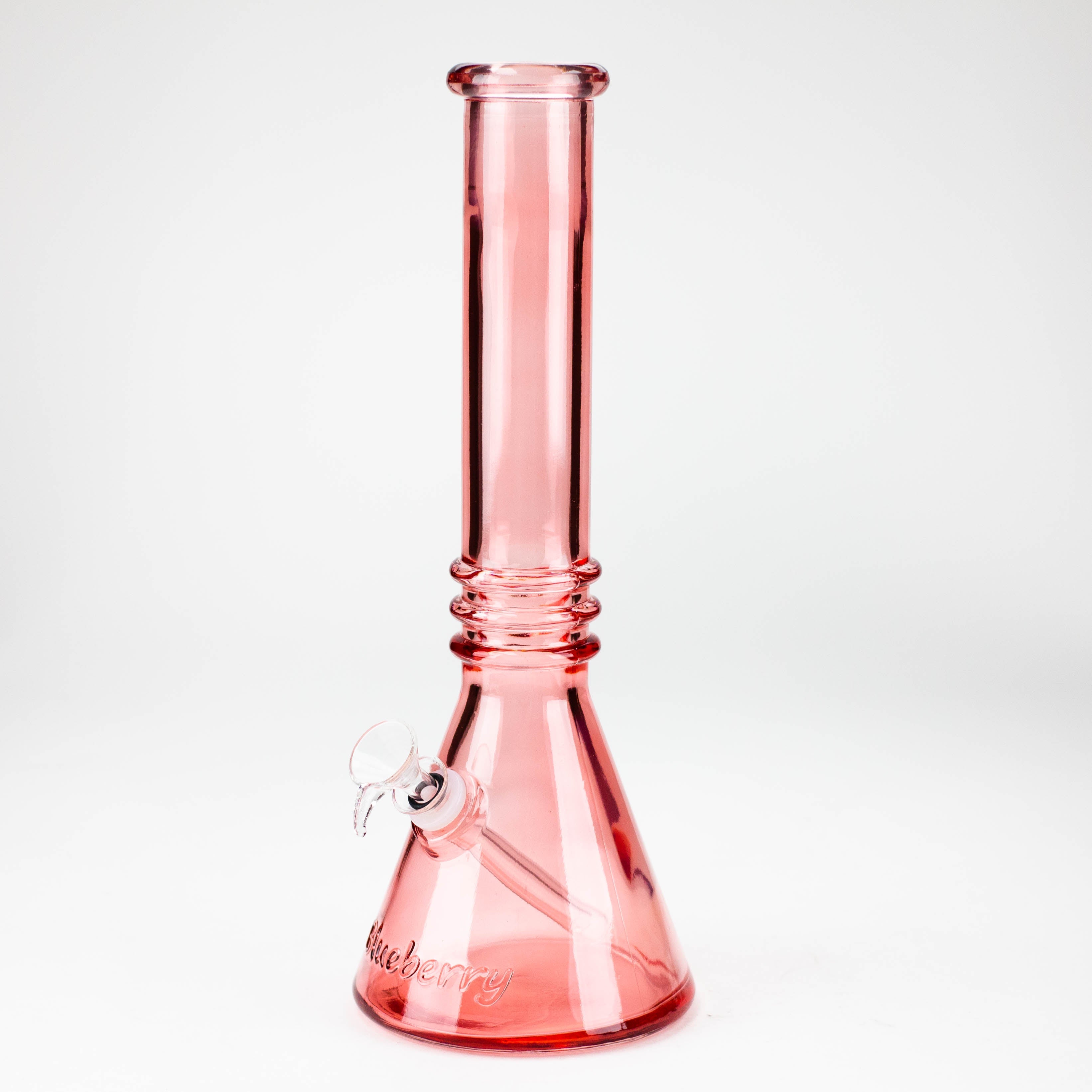 12" Blueberry colored soft glass water bong ( HX4003 )