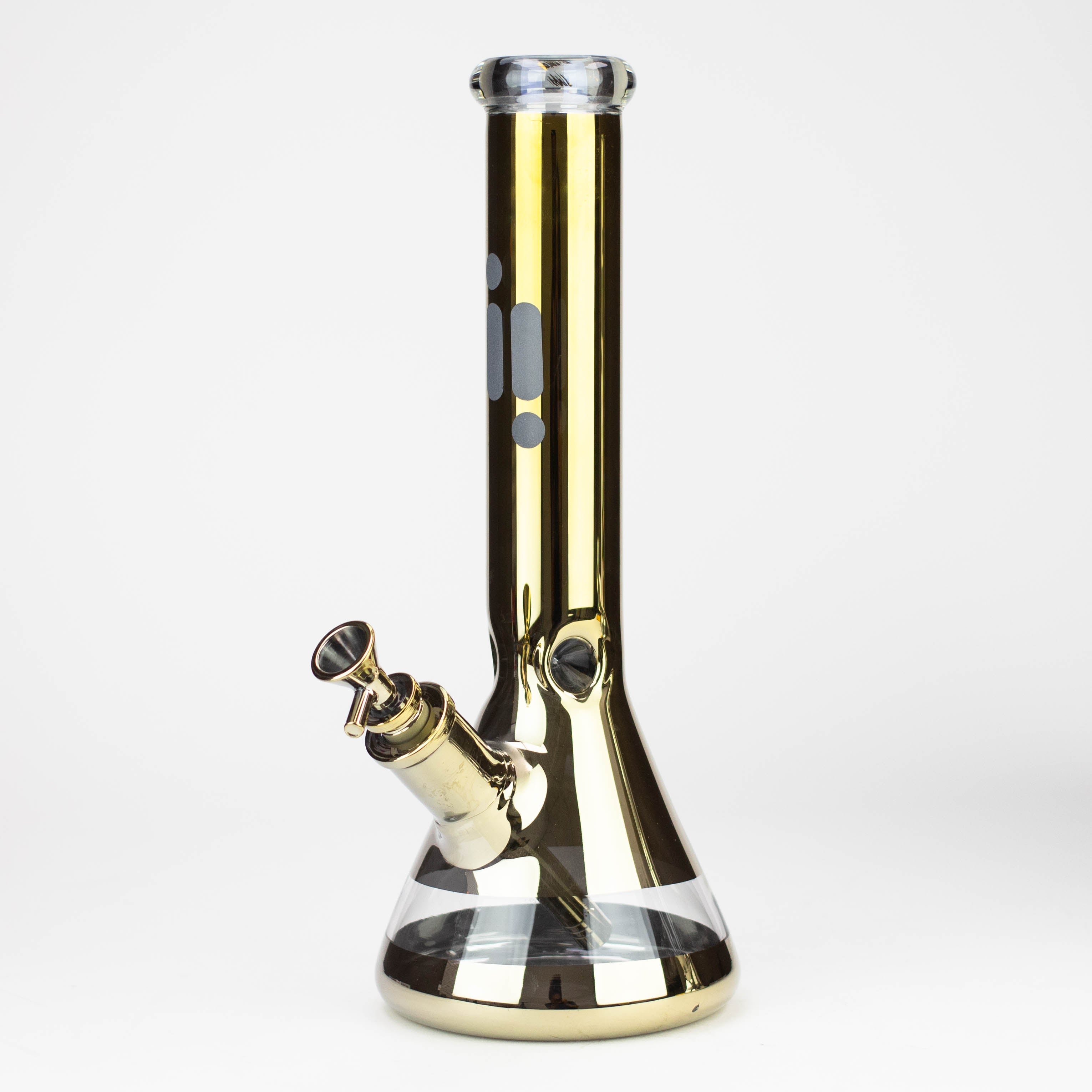 13.5" Infyniti 7 mm metallic beaker bong ( GP2041 )