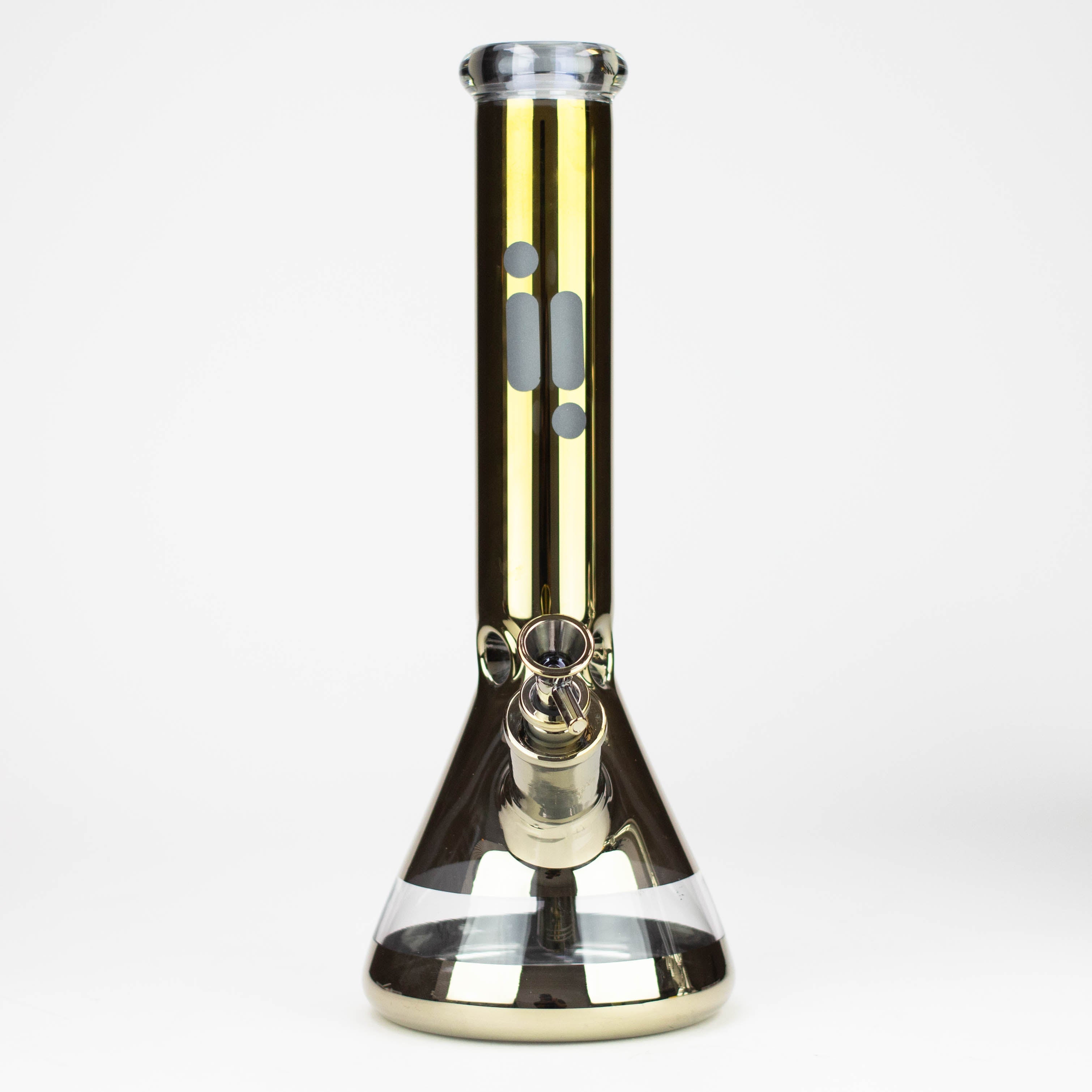 13.5" Infyniti 7 mm metallic beaker bong ( GP2041 )