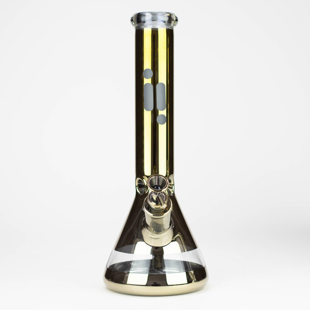 13.5" Infyniti 7 mm metallic beaker bong ( GP2041 )