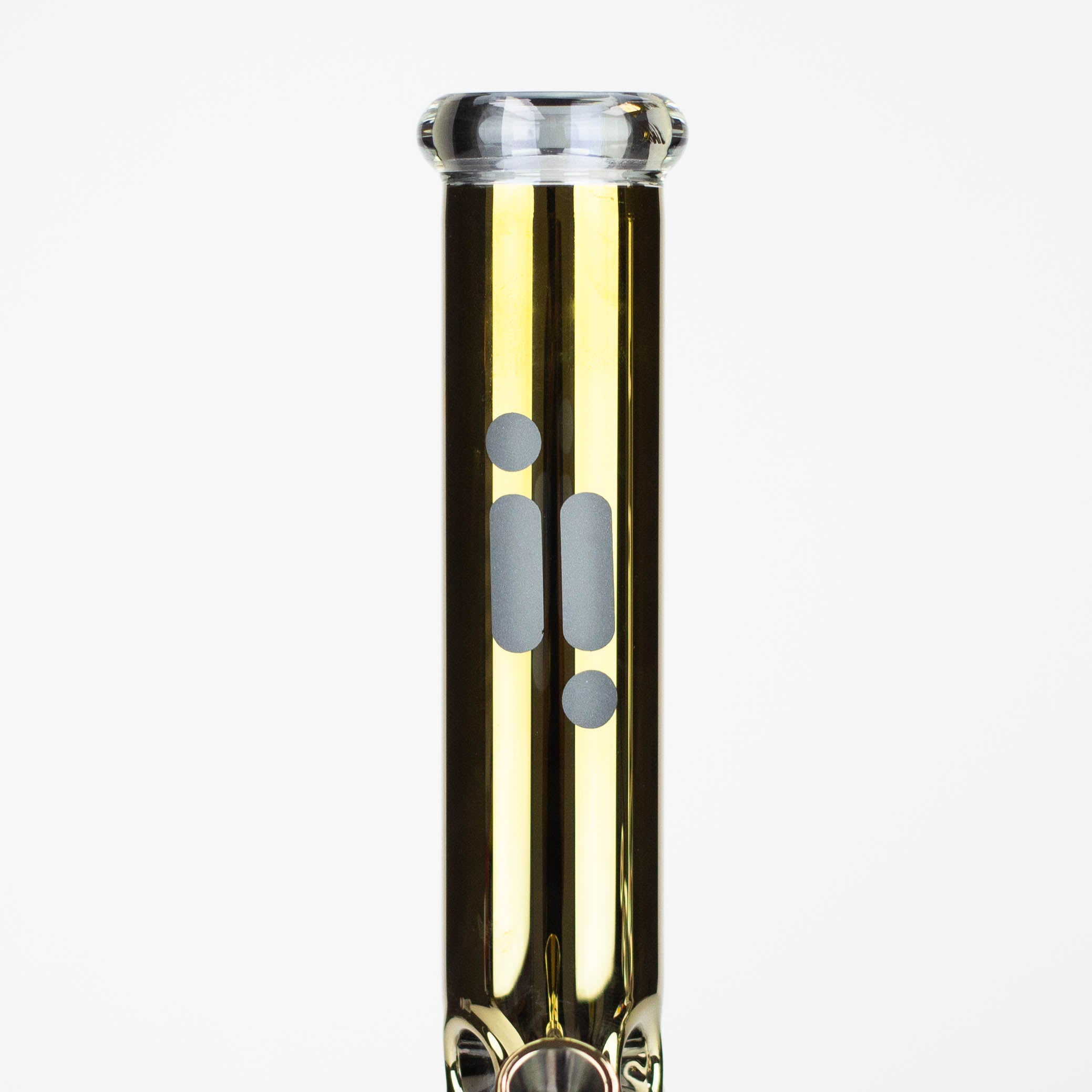 13.5" Infyniti 7 mm metallic beaker bong ( GP2041 )