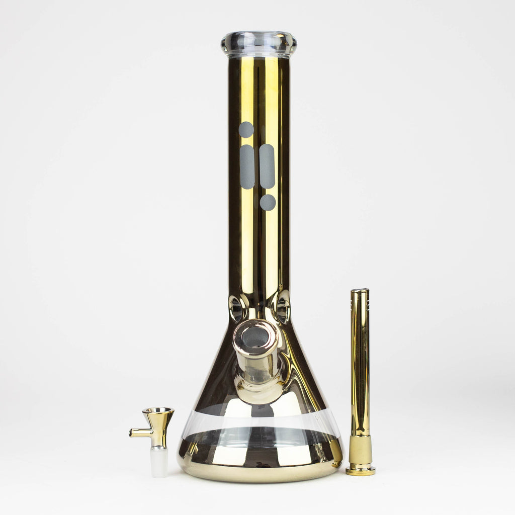 13.5" Infyniti 7 mm metallic beaker bong ( GP2041 )