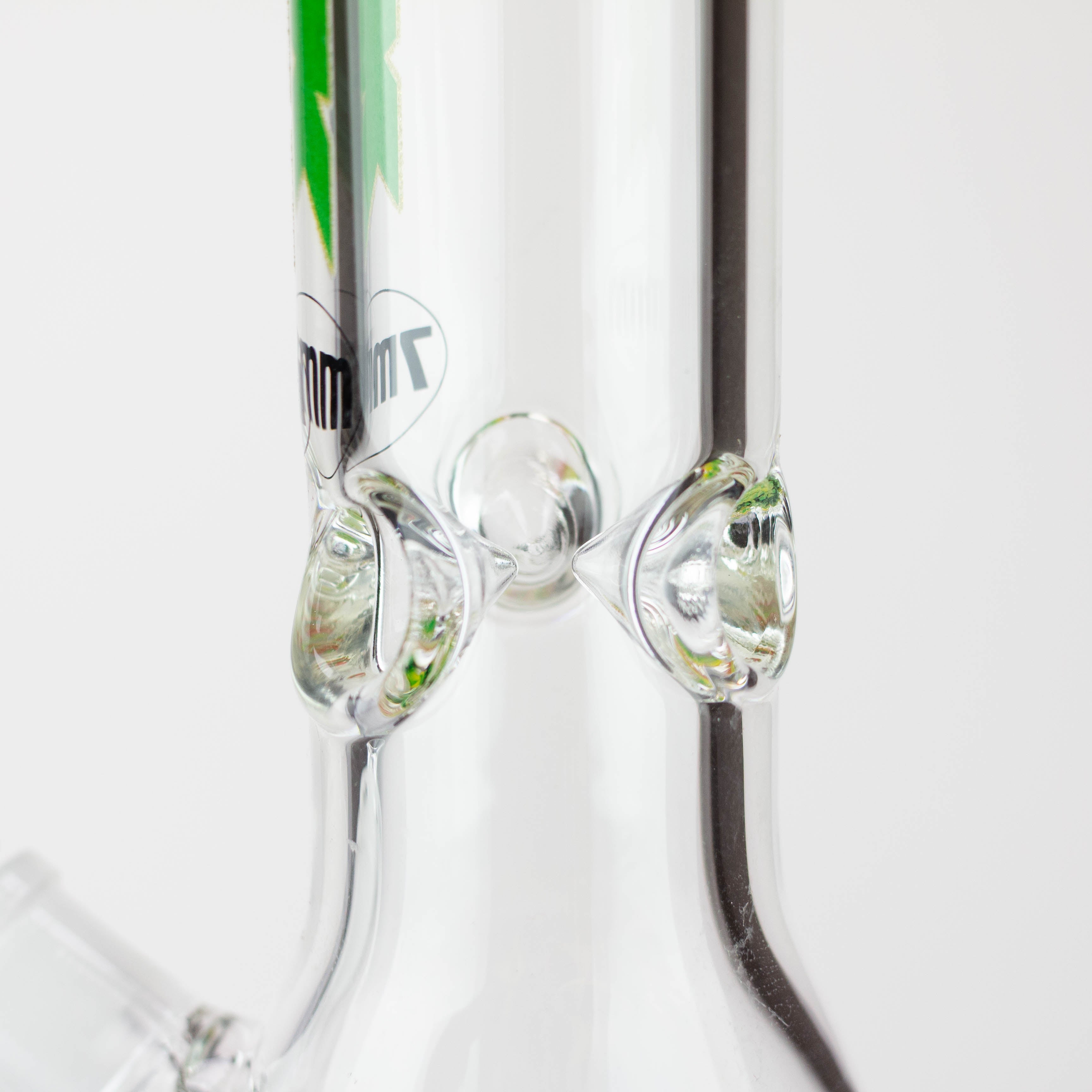 DANK | 14" 7mm Beaker Bong with Colour Bottom