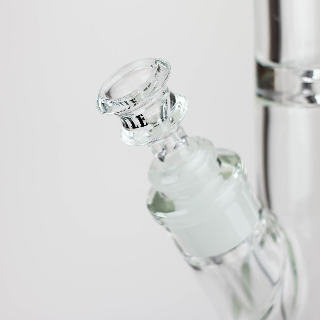 Castle Glassworks | 18" laser etched Tube Beaker Bong