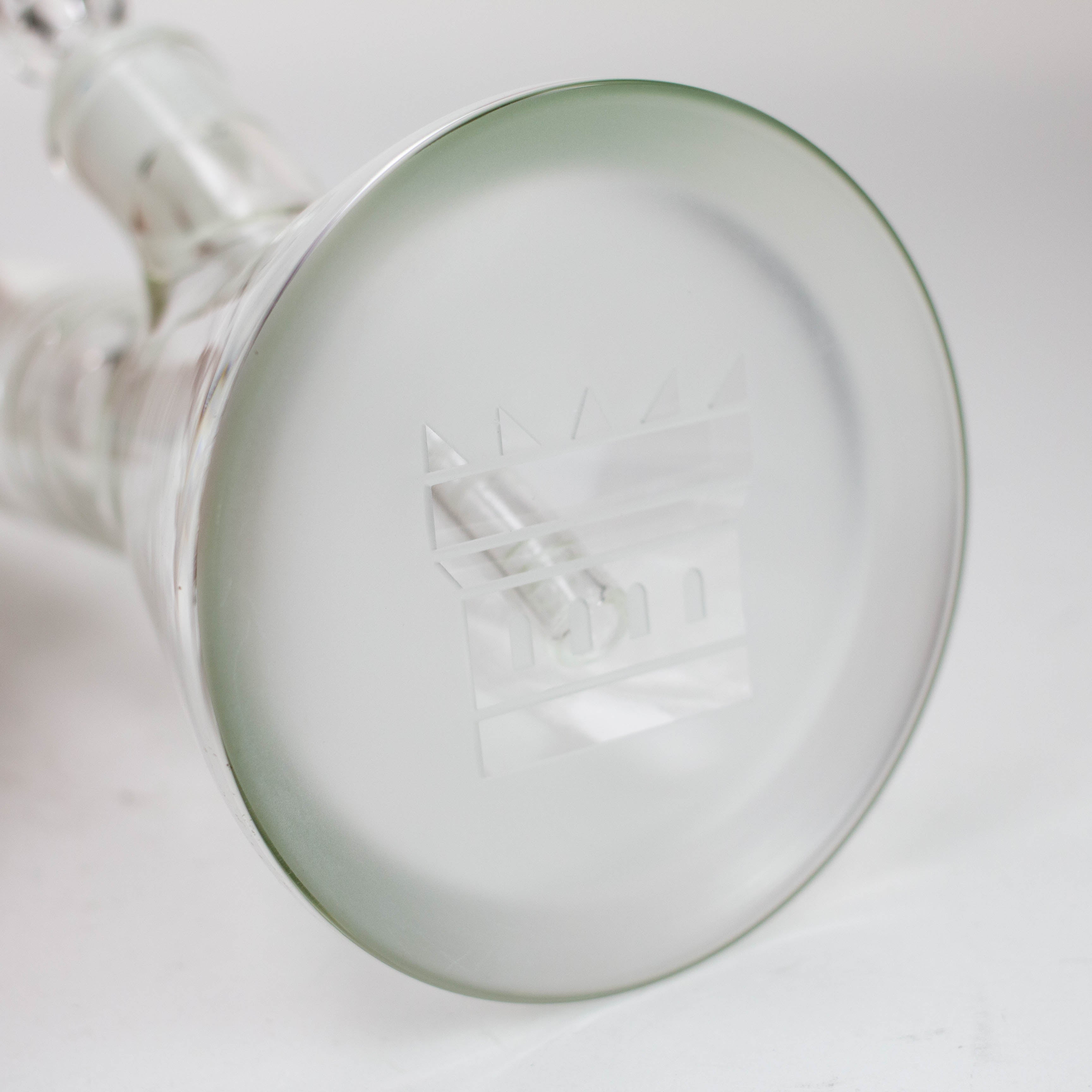 Castle Glassworks | 18" laser etched Tube Beaker Bong