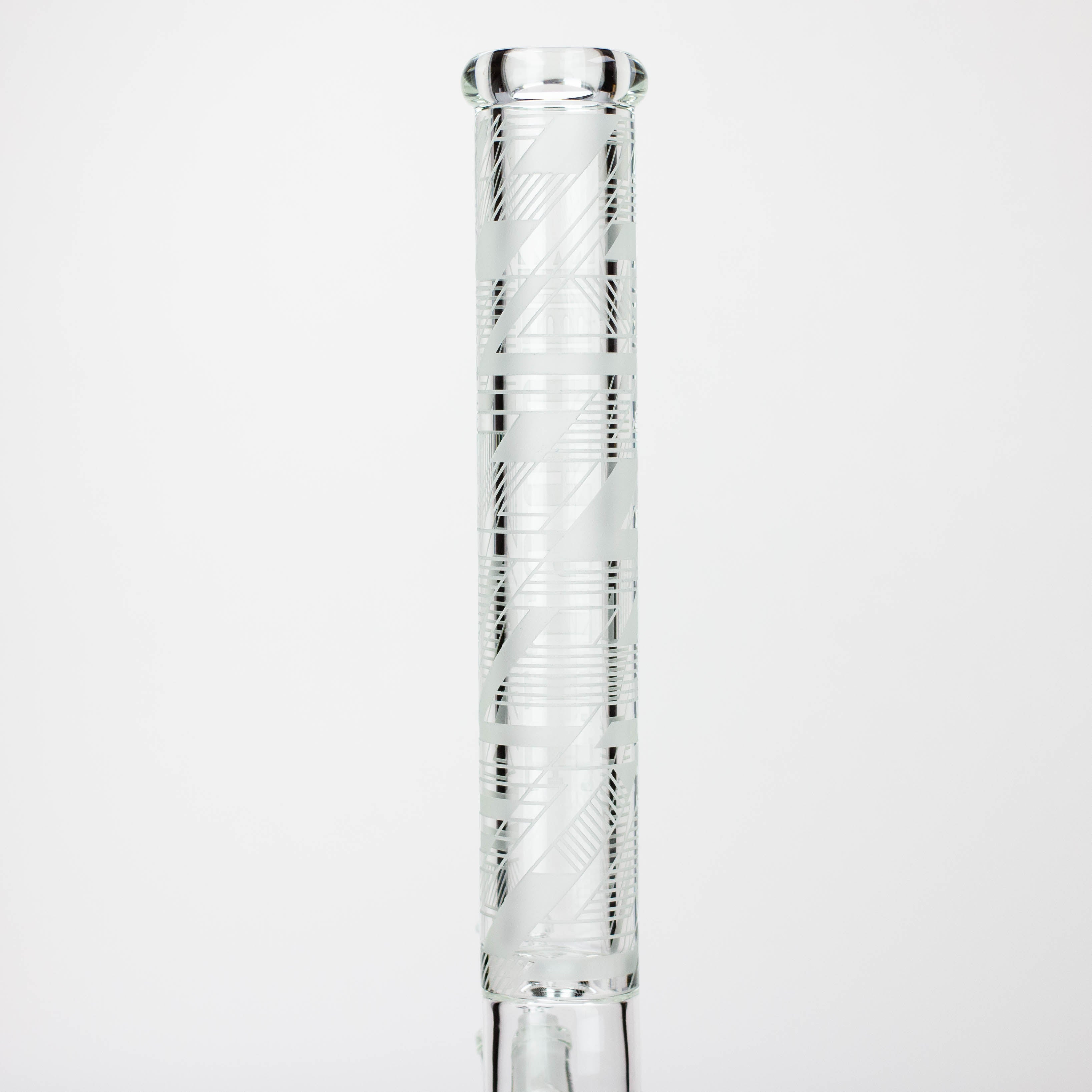 Castle Glassworks | 18" laser etched Tube Beaker Bong
