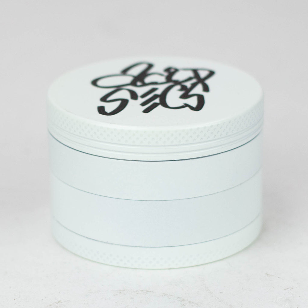 Acid Secs 63mm 4 parts Glow-in-the-Dark metal herb grinder